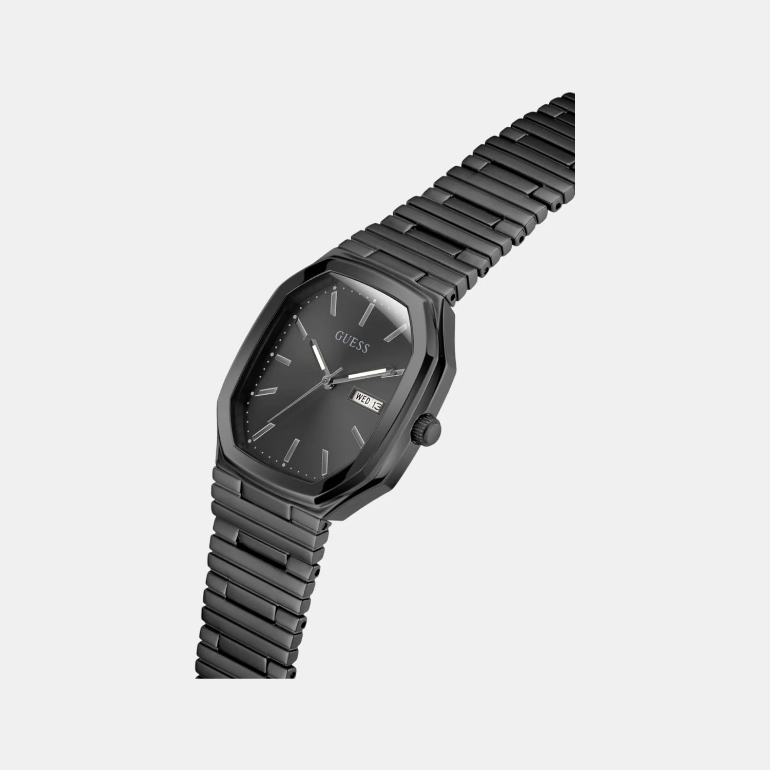 Dress Men Quartz Black Dial Analog Recycled Steel Watch GW0978G4 - Image 3