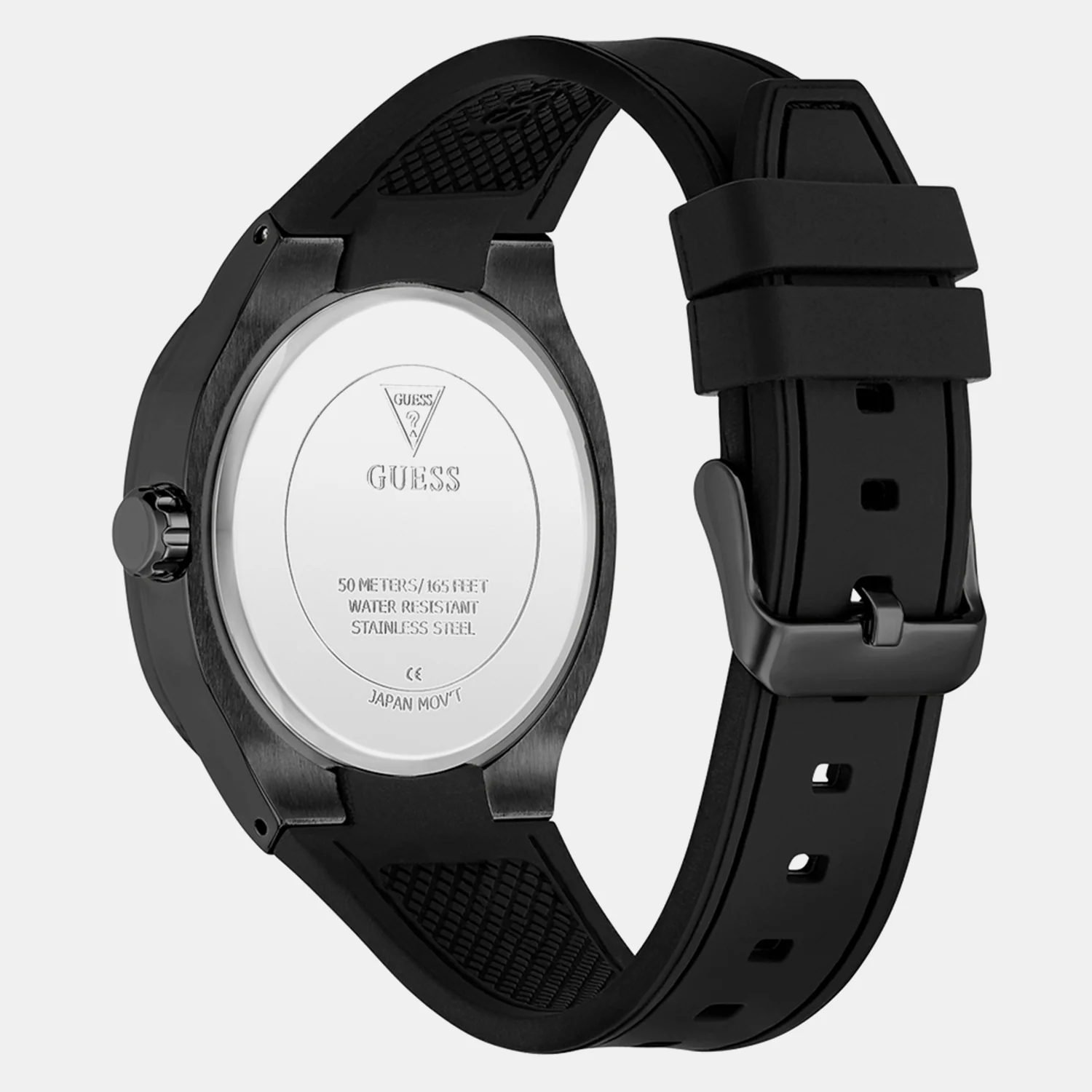 Dress Men Quartz Black Dial Analog Silicone Watch GW1005G3 - Image 8
