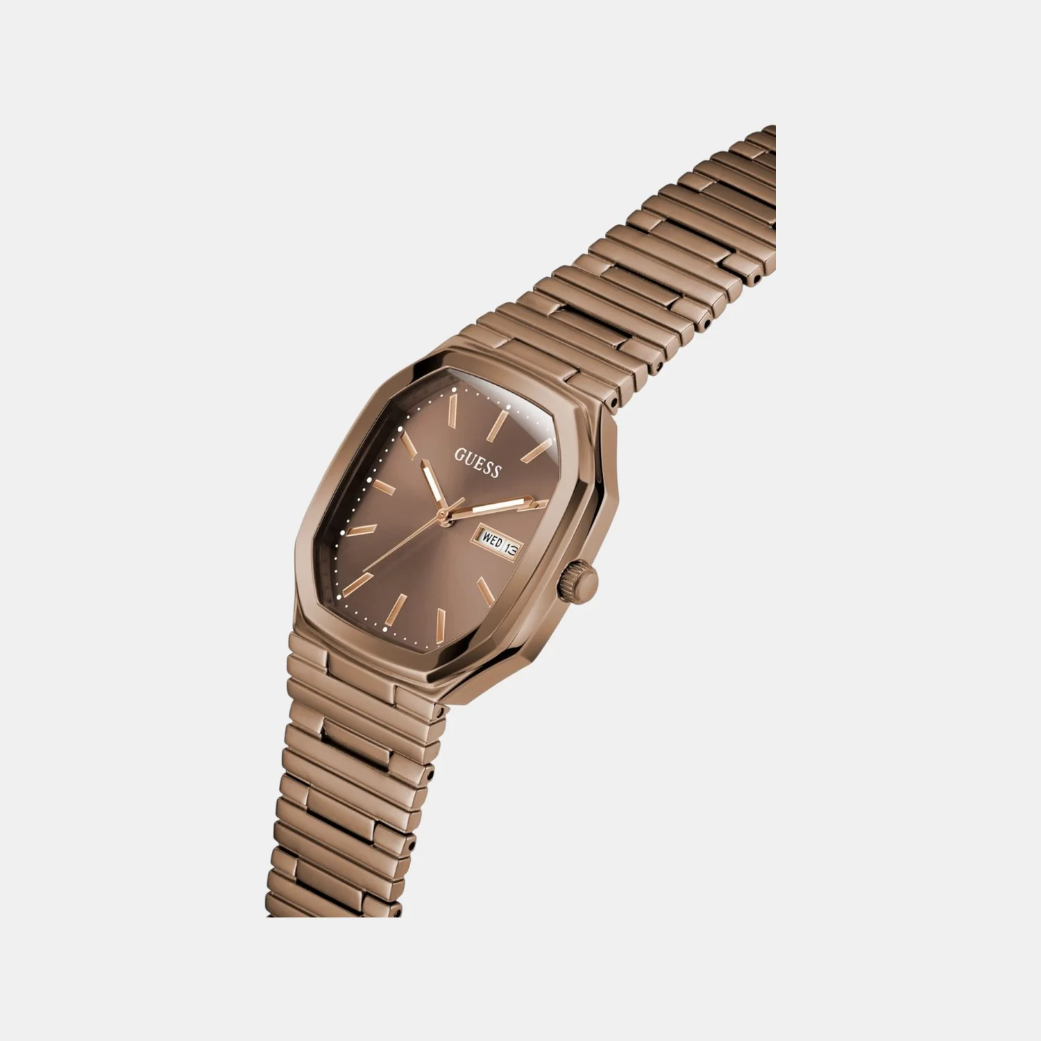 Dress Men Quartz Bronze Dial Analog Recycled Steel Watch GW0978G3 - Image 3