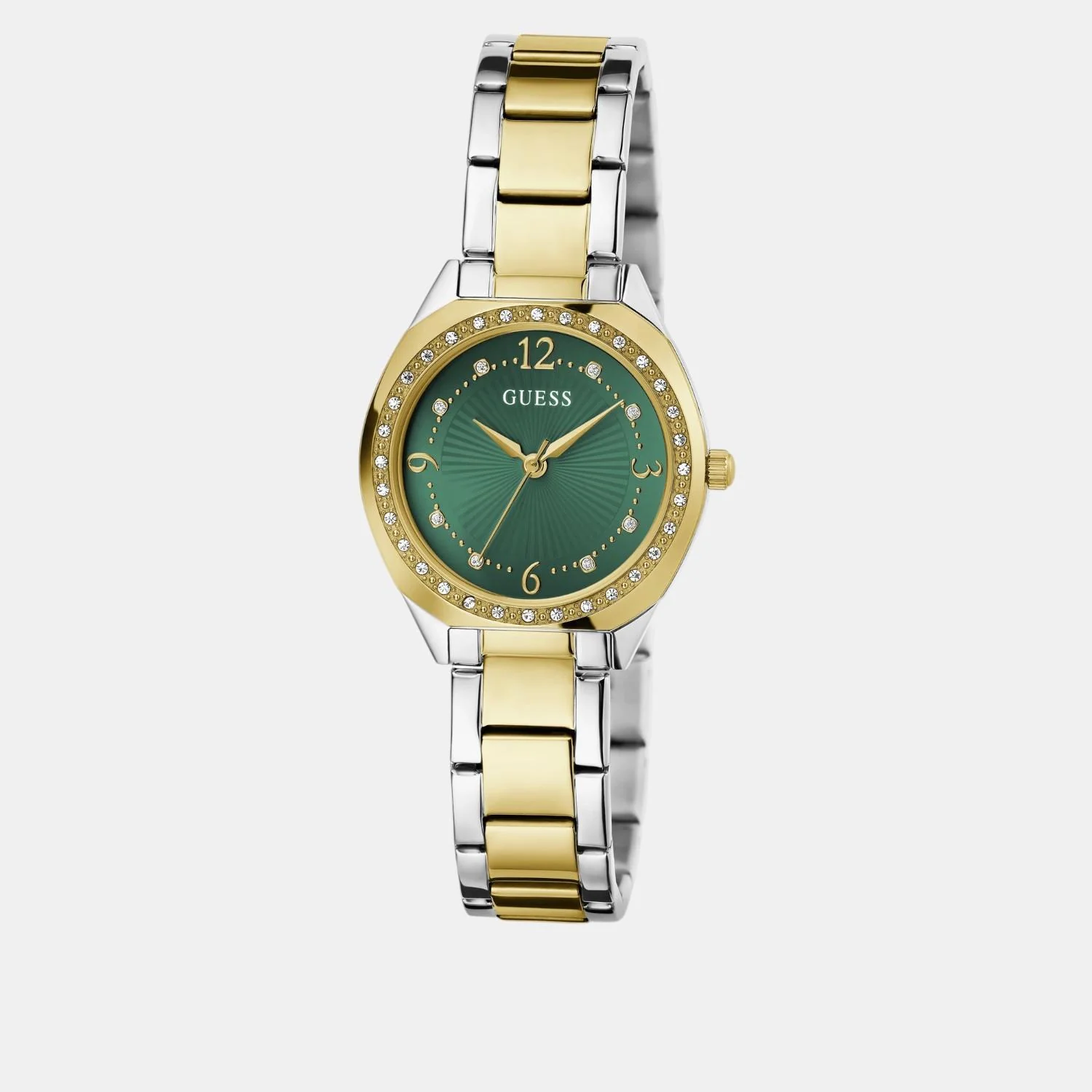 Dress Women Quartz Green Dial Analog Stainless Steel Watch GW0767L4 - Image 3