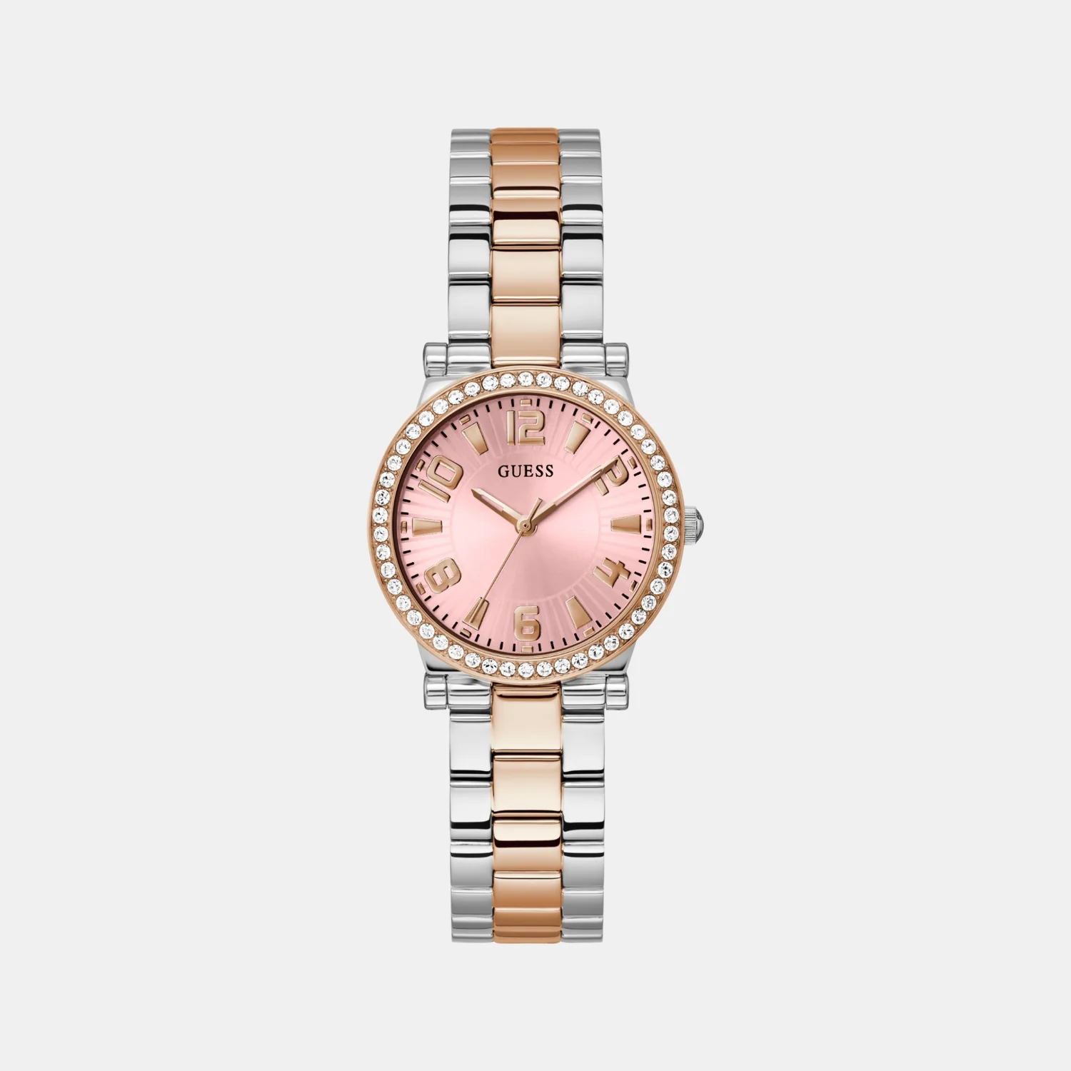 Dress Women Quartz Pink Dial Analog Stainless Steel Watch GW0686L4 - Image 2