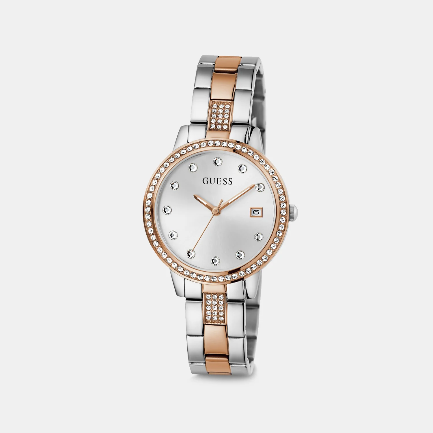 Dress Women Quartz White Dial Analog Stainless Steel Watch GW0725L2 - Image 3