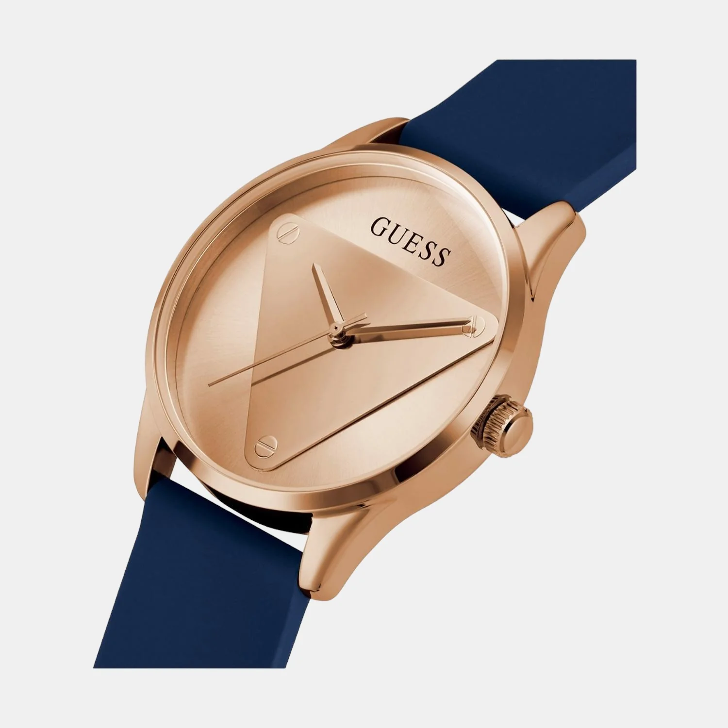 Emblem Women Quartz Rose Gold Dial Analog Silicone Watch GW0509L1 - Image 5
