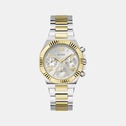 Equality Women Quartz Silver Dial Chronograph Stainless Steel Watch GW0769L3 - Image 2