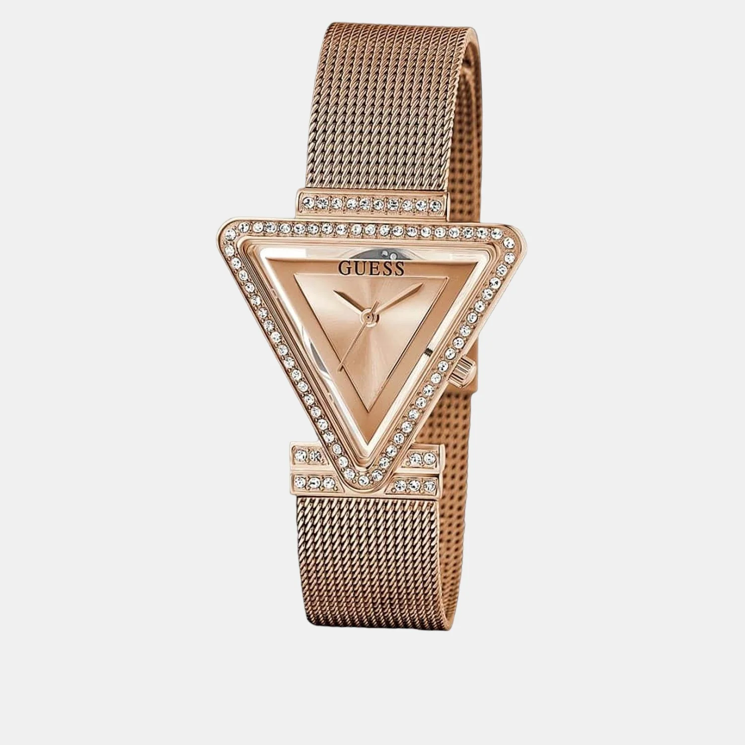 Fame Women Quartz Gold Dial Analog Stainless Steel Watch GW0508L3 - Image 2
