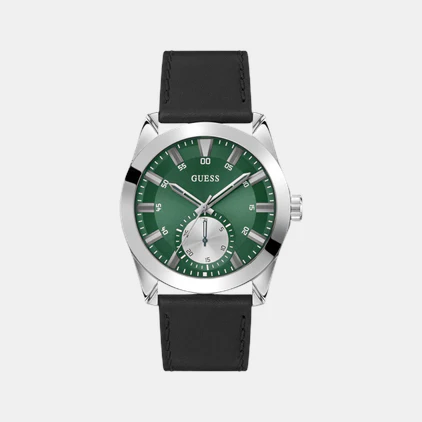 Greyson Men Quartz Green Dial Analog Leather Watch GW0793G1 - Image 2