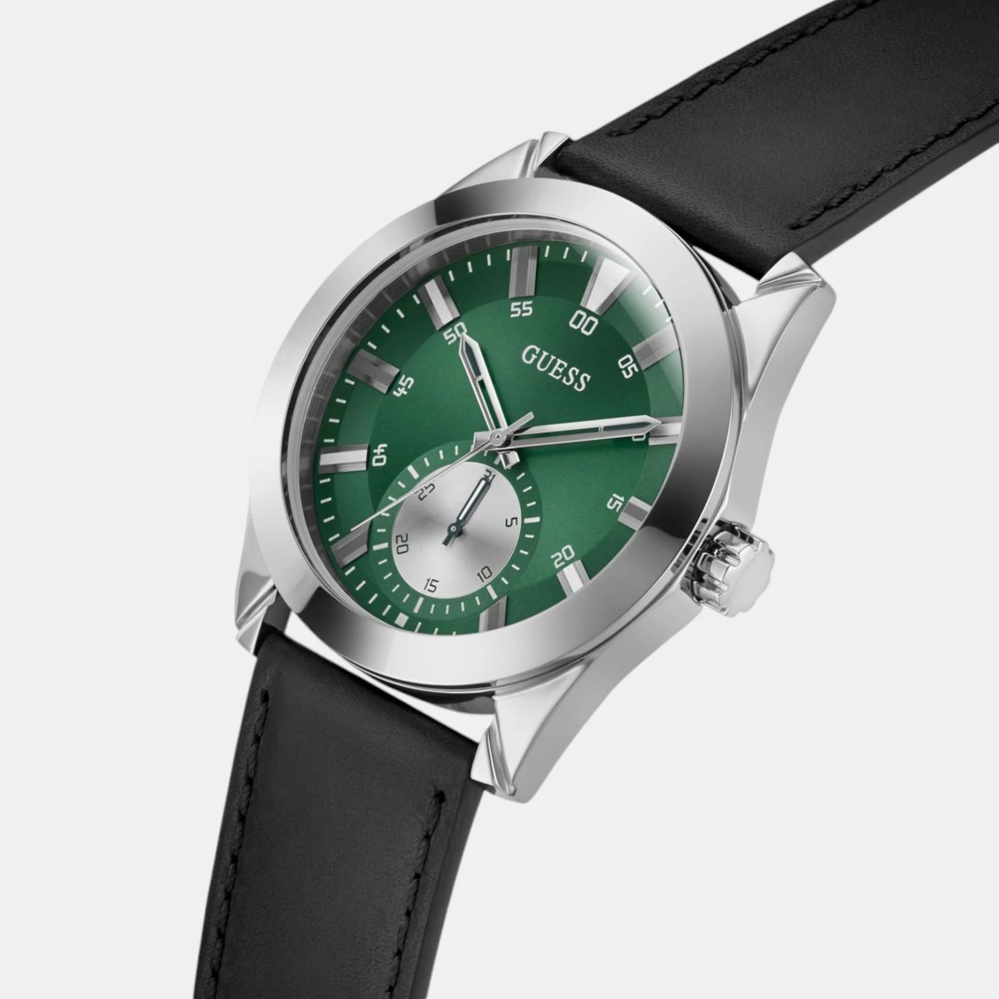 Greyson Men Quartz Green Dial Analog Leather Watch GW0793G1 - Image 4