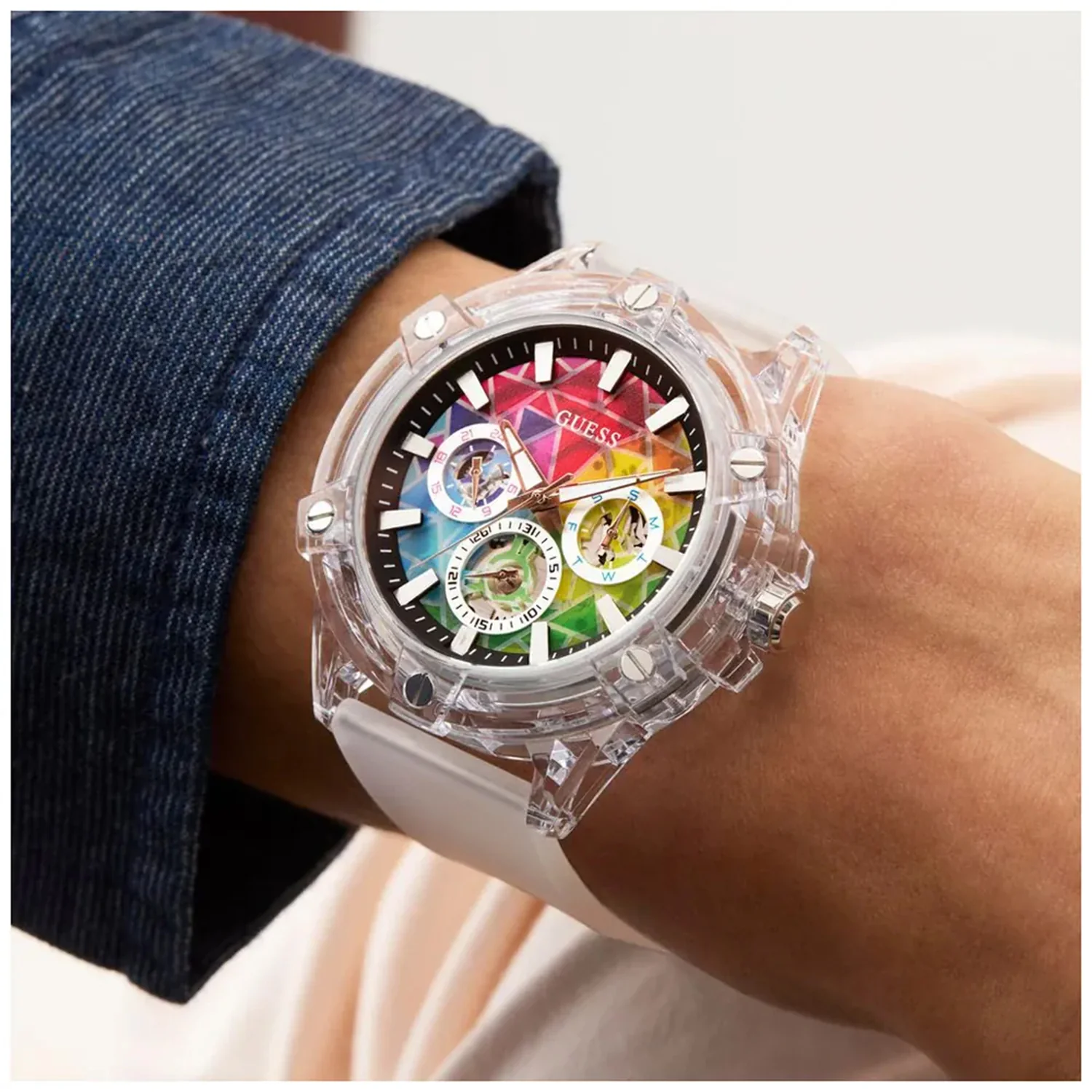 GT King Men Quartz Multi Dial Analog Silicon Watch GW0908G3 - Image 6