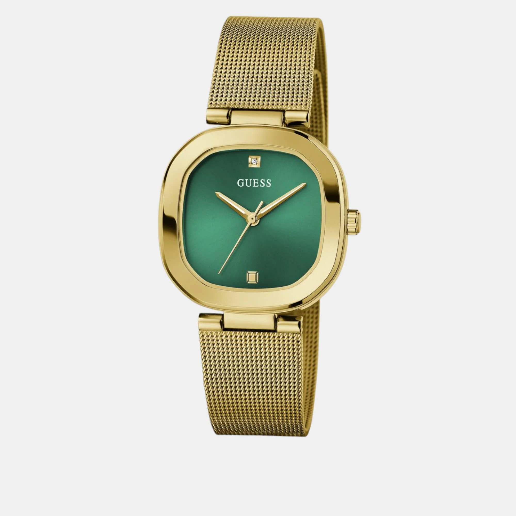 Guess Dress Women Quartz Green Dial Analog Mesh Watch GW0768L2 - Image 2