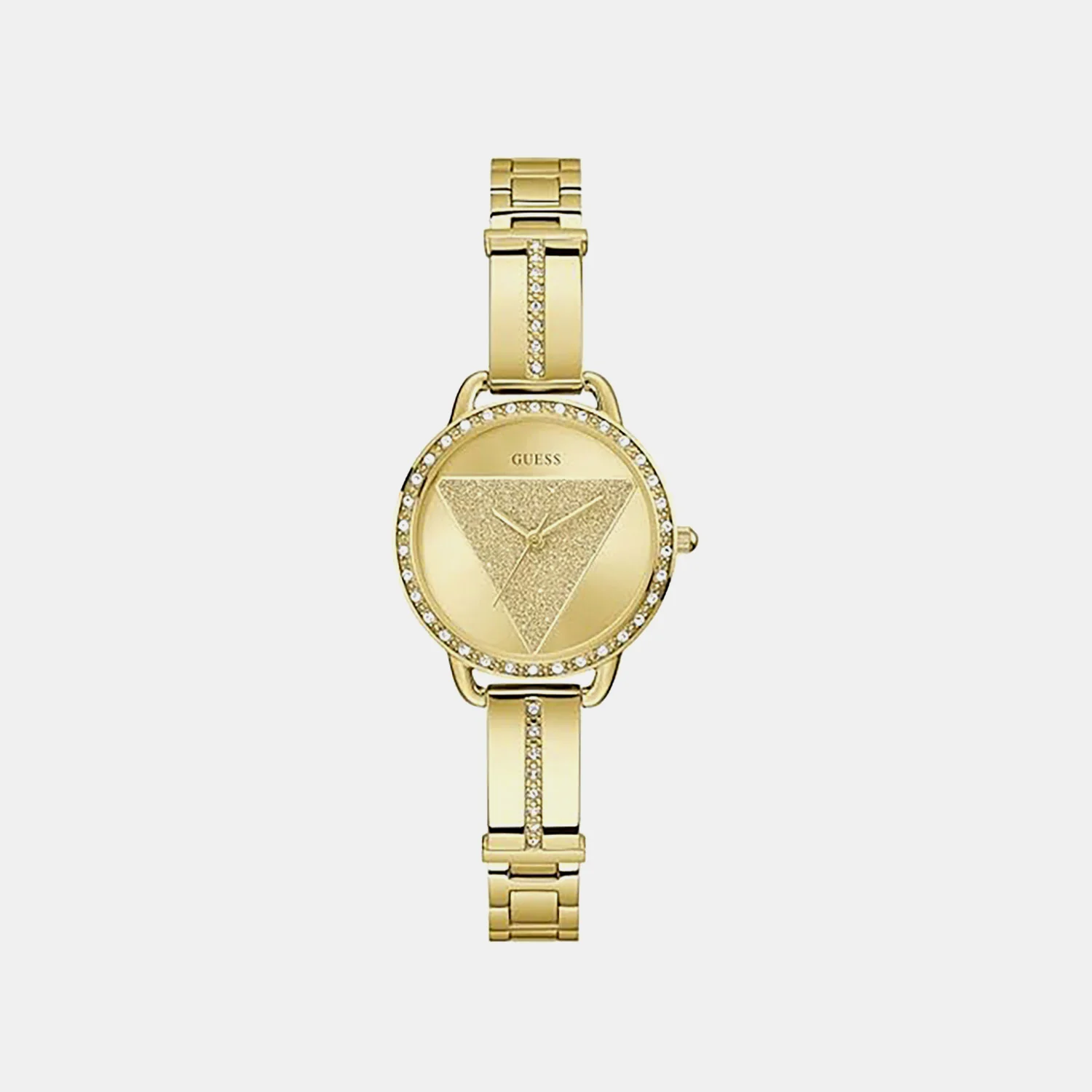 Guess Trend Women Quartz Champagne Dial Analog Stainless Steel Watch GW0914L2