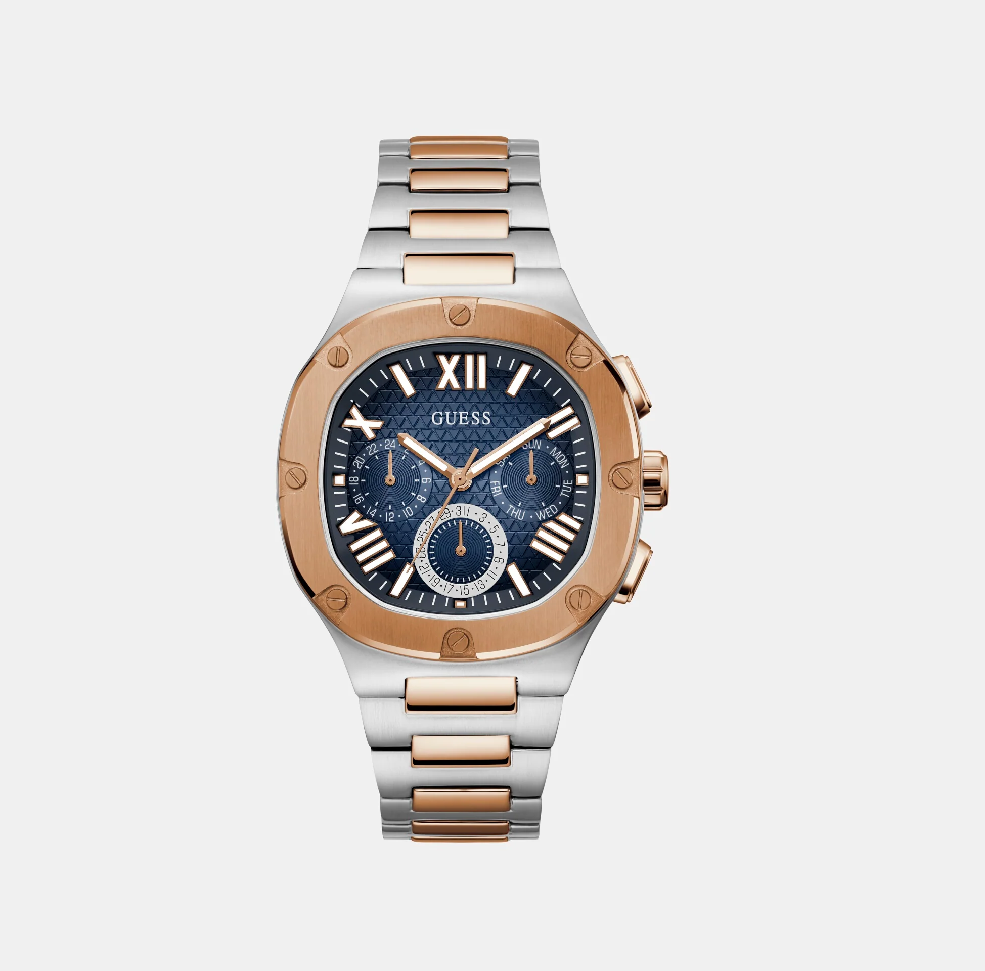 Headline Men Quartz Blue Dial Chronograph Stainless Steel Watch GW0572G4 - Image 2