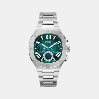 Headline Men Quartz Green Dial Chronograph Stainless Steel Watch GW0572G6 - Image 2