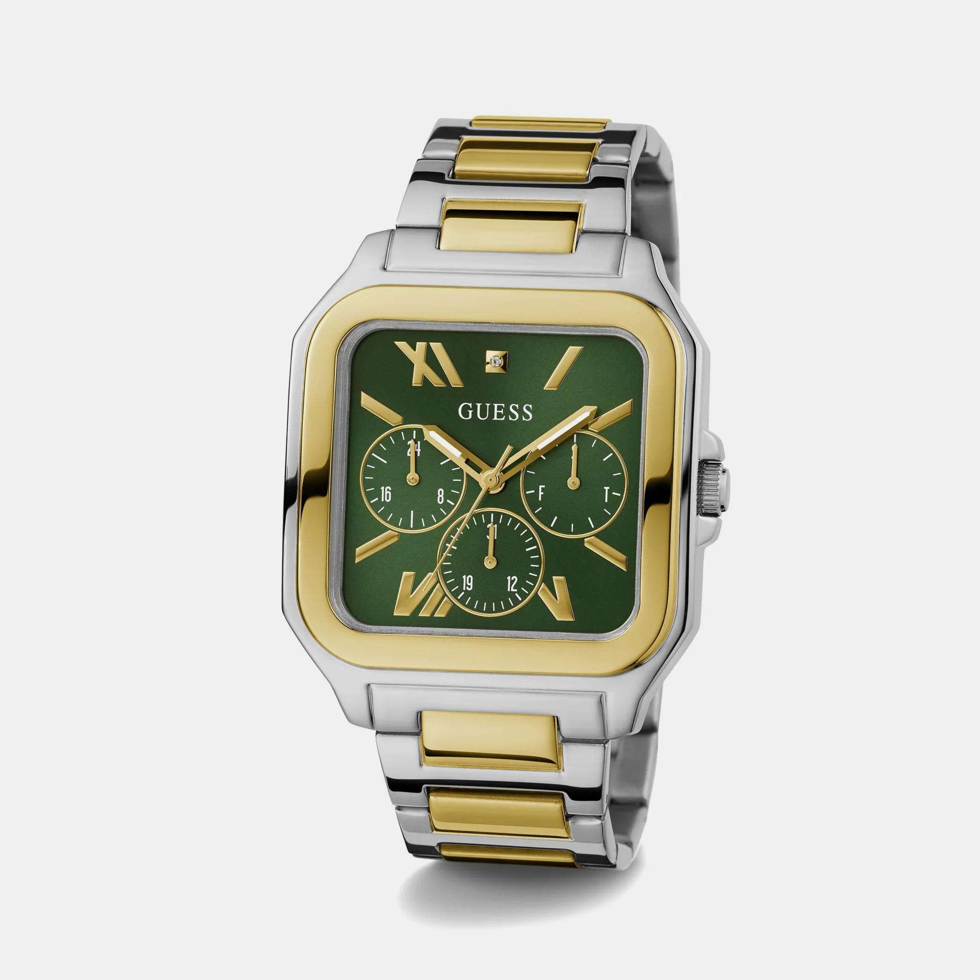 Integrity Men Quartz Green Dial Chronograph Stainless Steel Watch GW0631G1 - Image 3