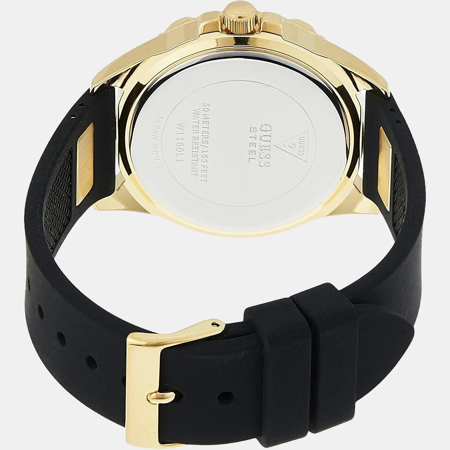 Lady Frontier Women Quartz Gold Dial Chronograph Silicone Watch W1160L1 - Image 2