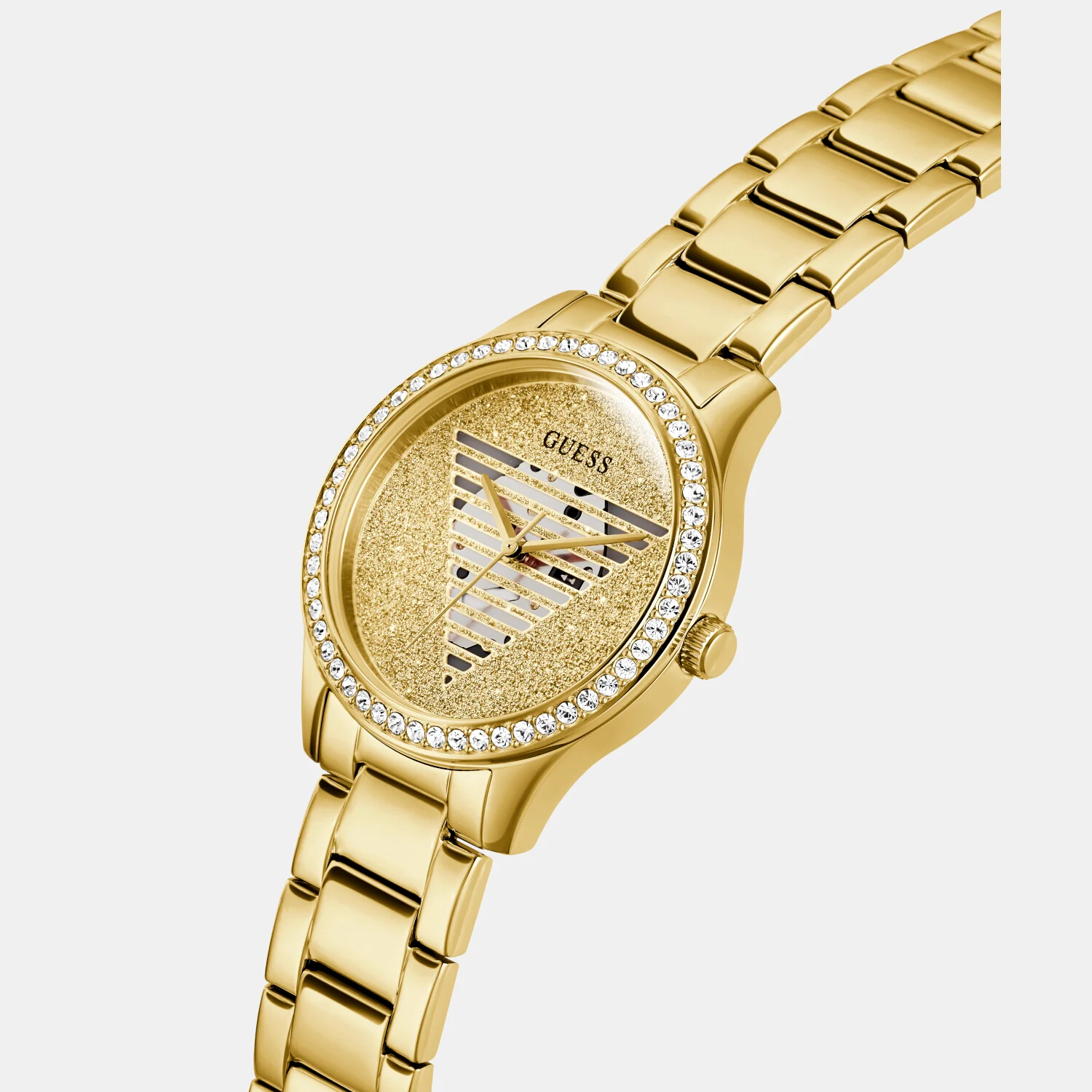 Lady Idol Women Quartz Champagne Dial Analog Stainless Steel Watch GW0605L2 - Image 4