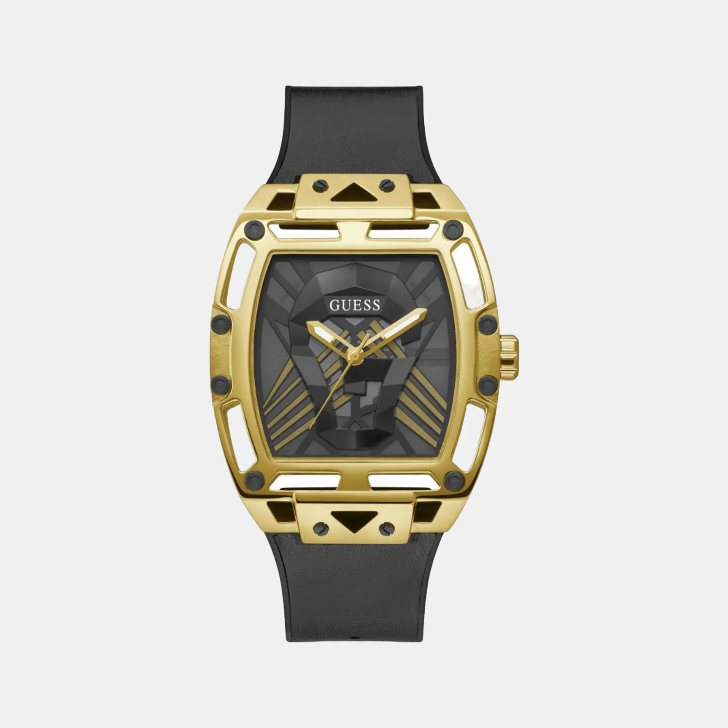 Legend Men Quartz Black Dial Analog Leather Watch GW0500G1
