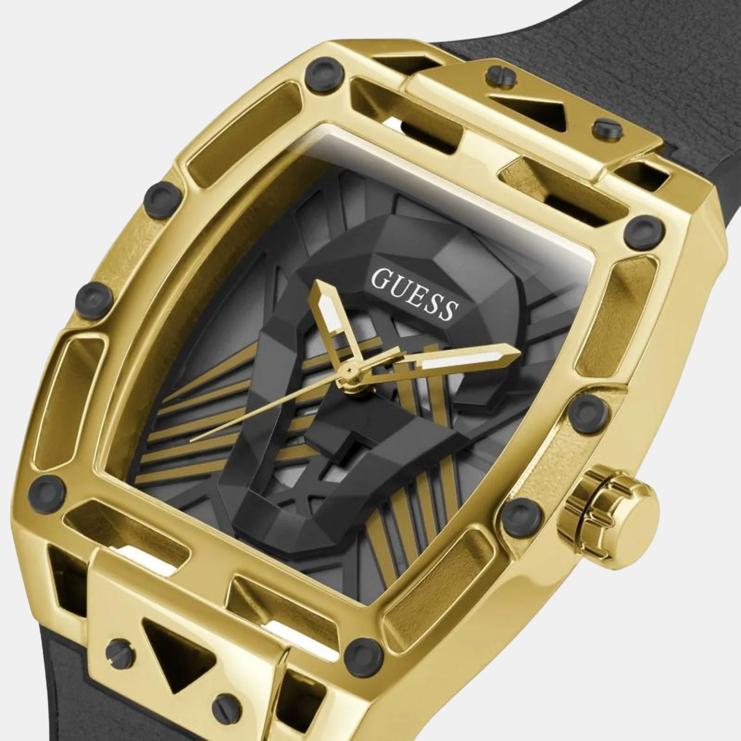 Legend Men Quartz Black Dial Analog Leather Watch GW0500G1 - Image 2