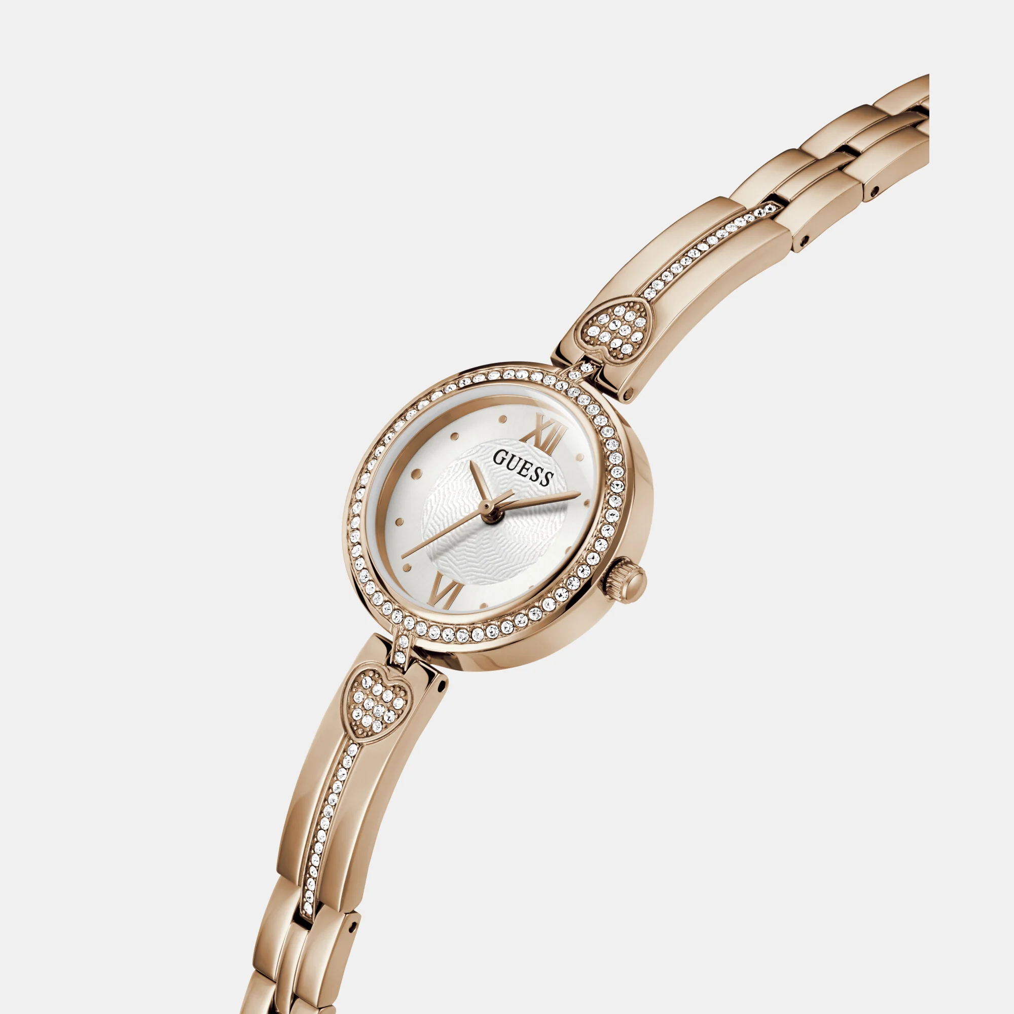 Lovely Women Quartz White Dial Analog Stainless Steel Watch GW0655L3 - Image 3