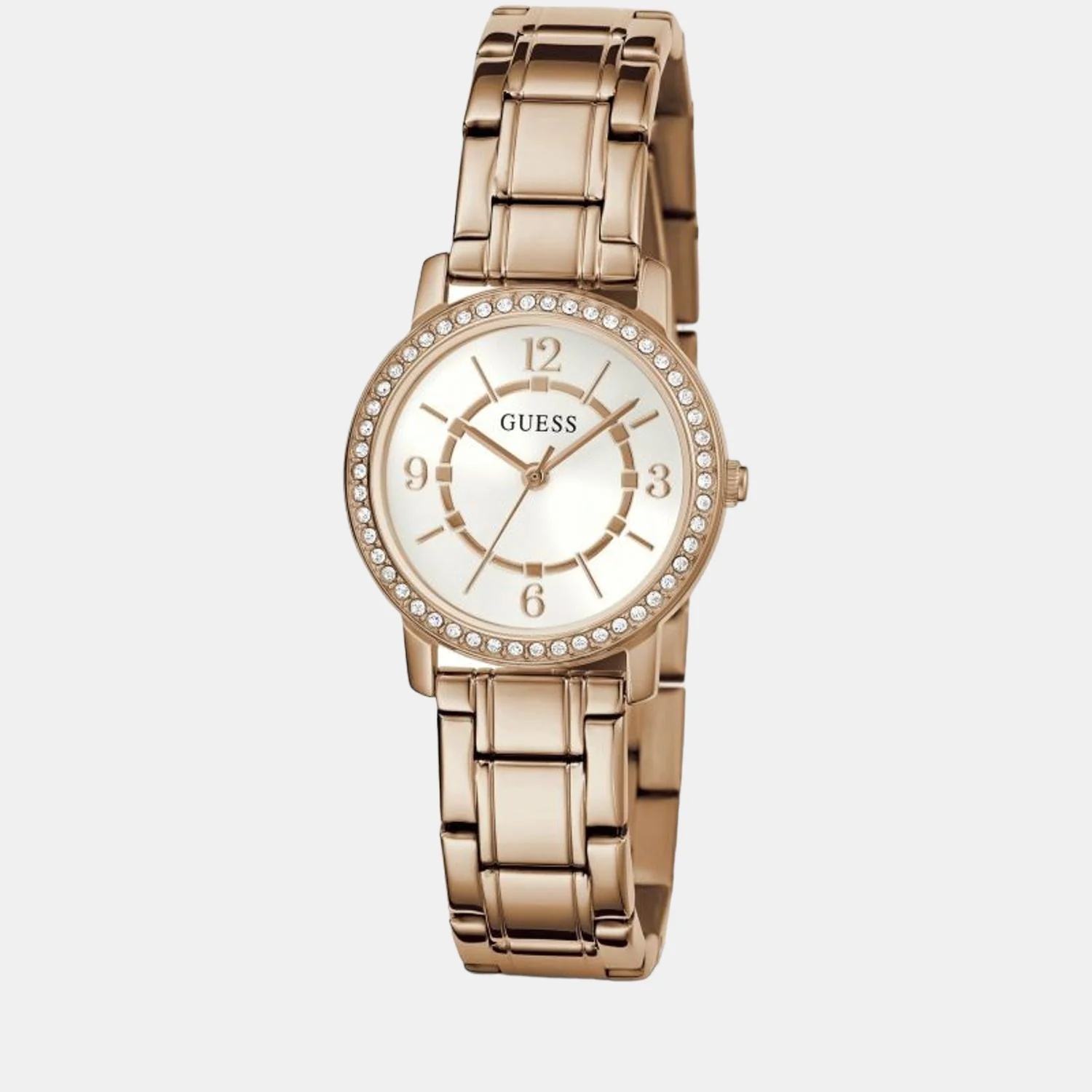Melody Women Quartz White Dial Analog Stainless Steel Watch GW0468L3 - Image 4