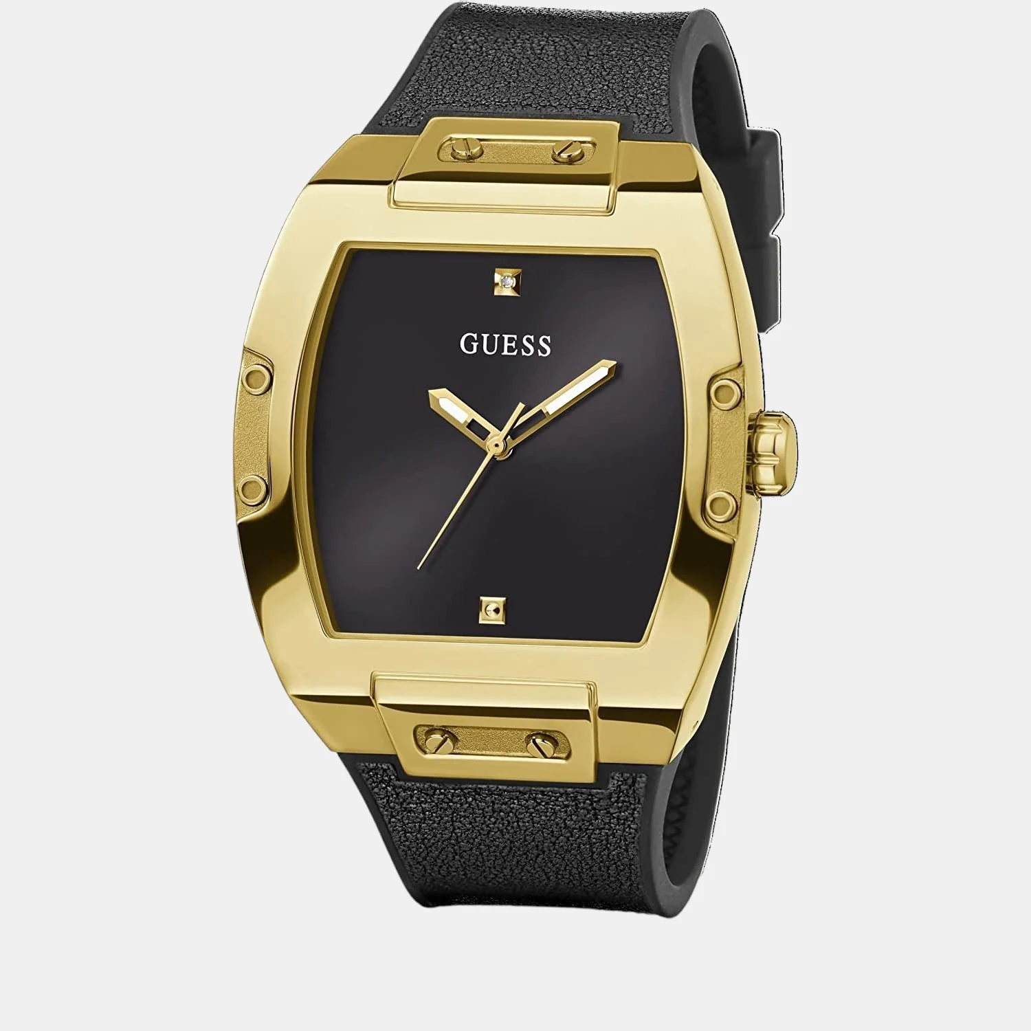 Men Quartz Black Dial Analog Leather Watch GW0386G3 - Image 5