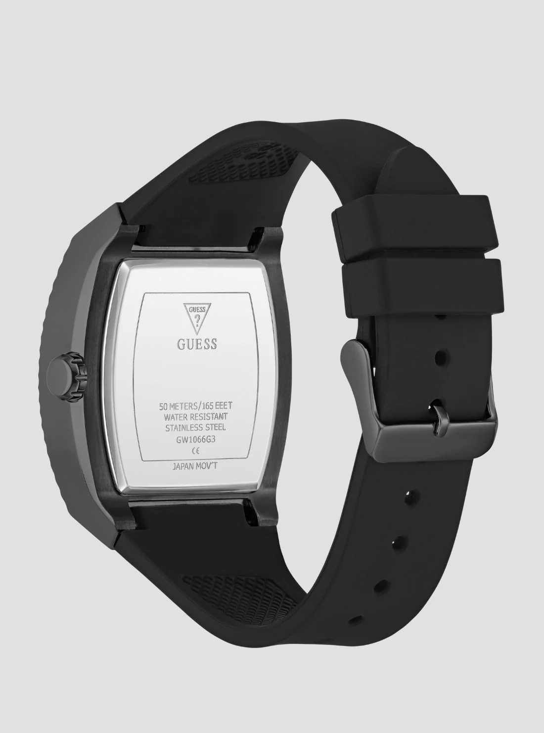 Men Quartz Black Dial Analog Silicone Watch GW1066G3 - Image 5