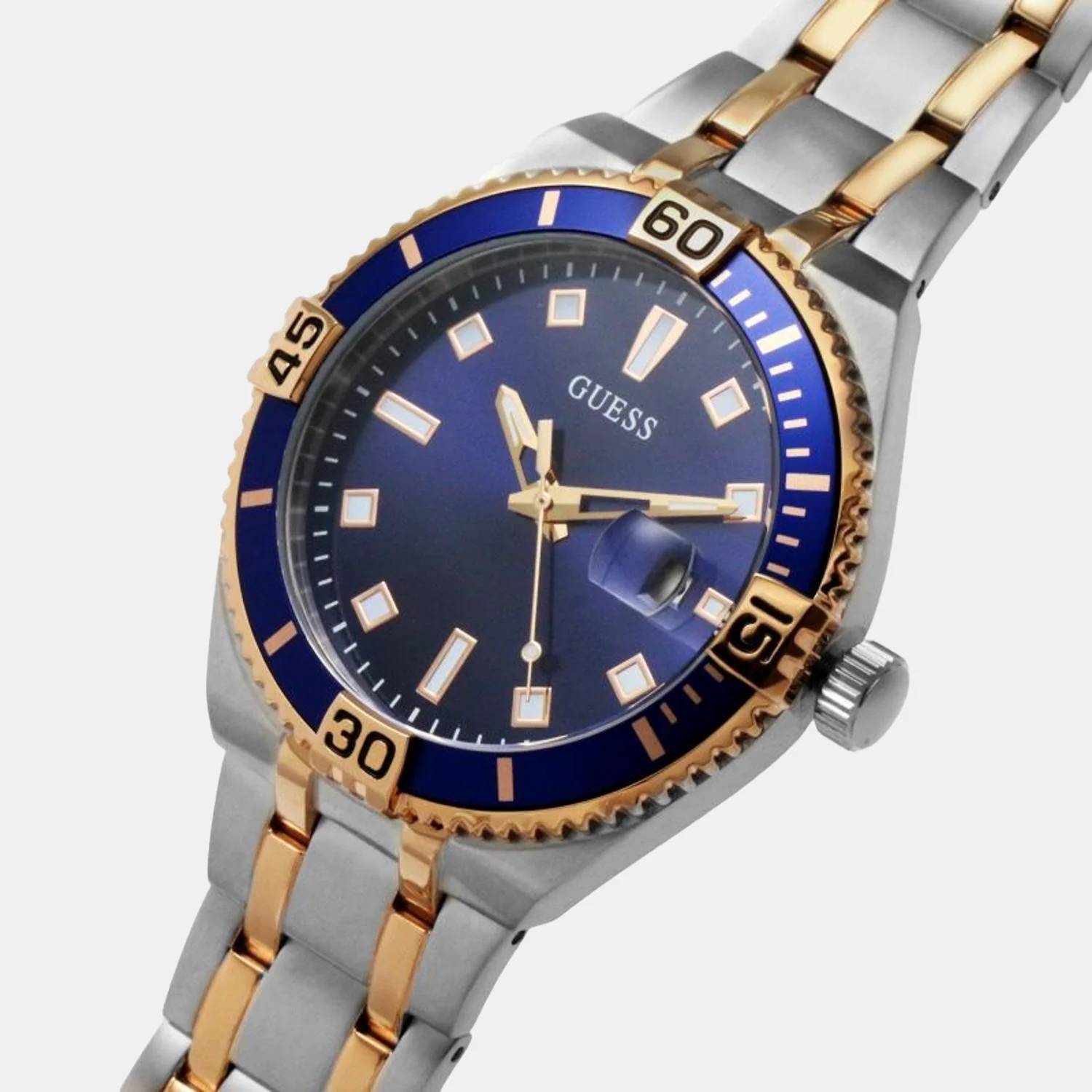 Men Quartz Blue Dial Analog Stainless Steel Watch GW0330G3 - Image 7