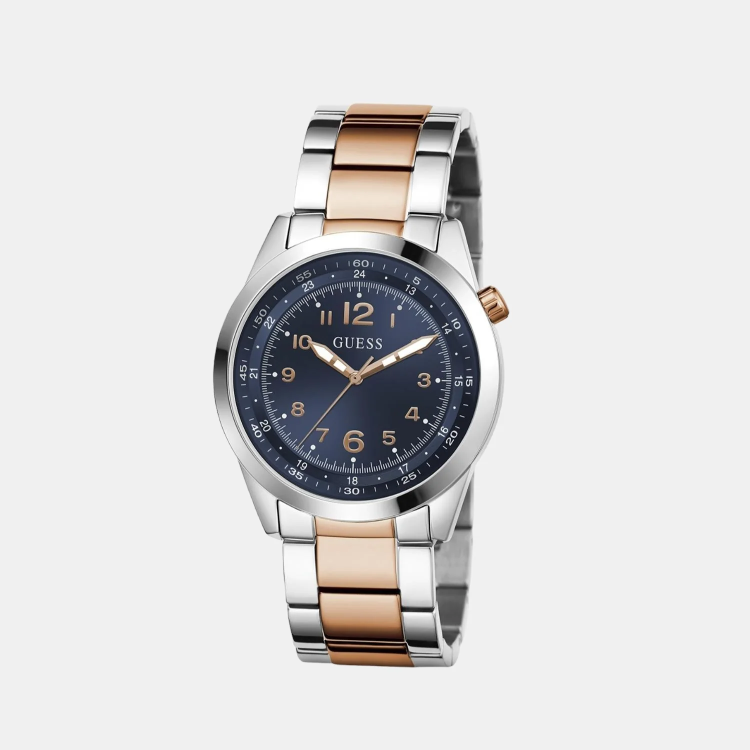 Men Quartz Blue Dial Analog Stainless Steel Watch GW0493G3 - Image 2
