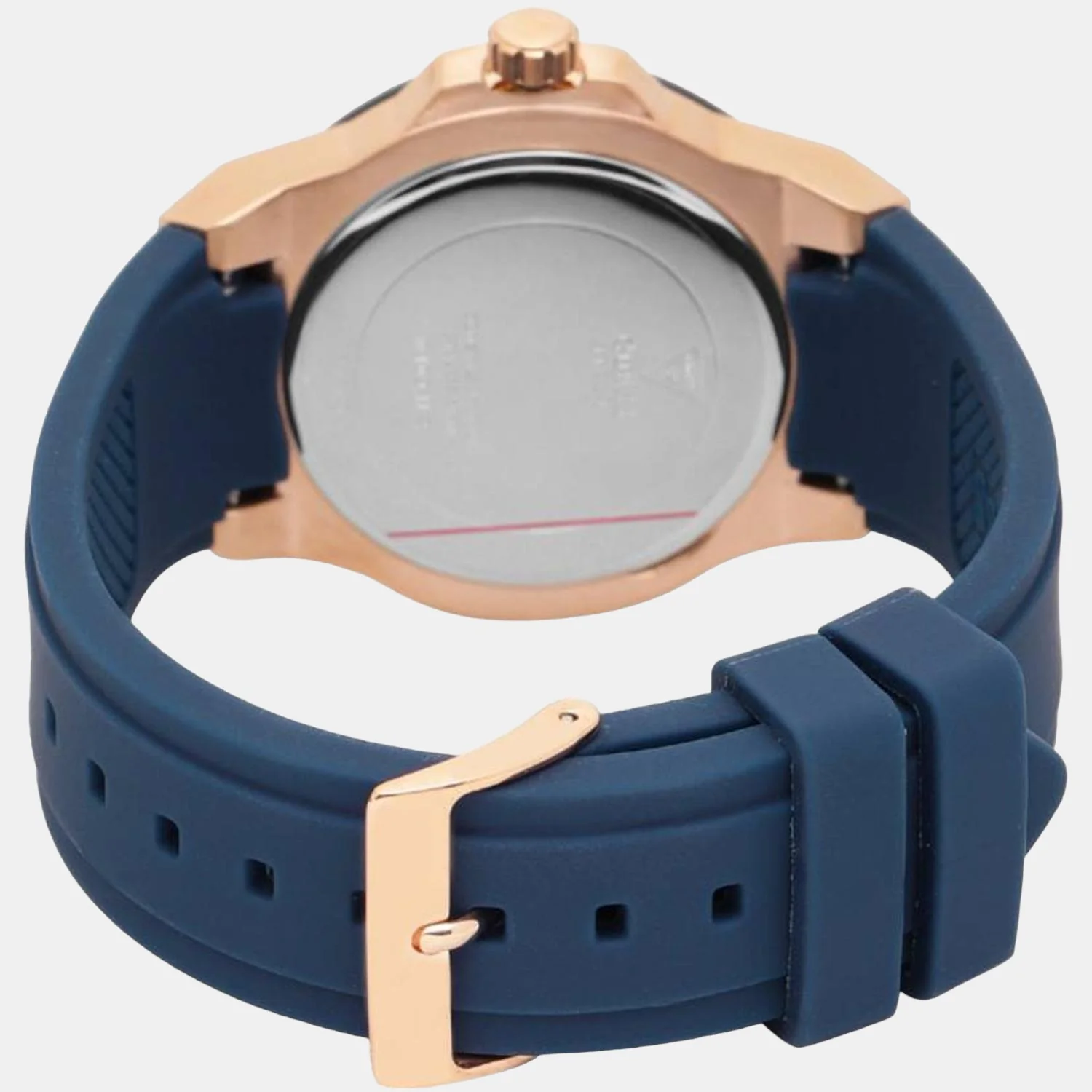 Men Quartz Blue Dial Chronograph Silicone Watch W1094L2 - Image 5