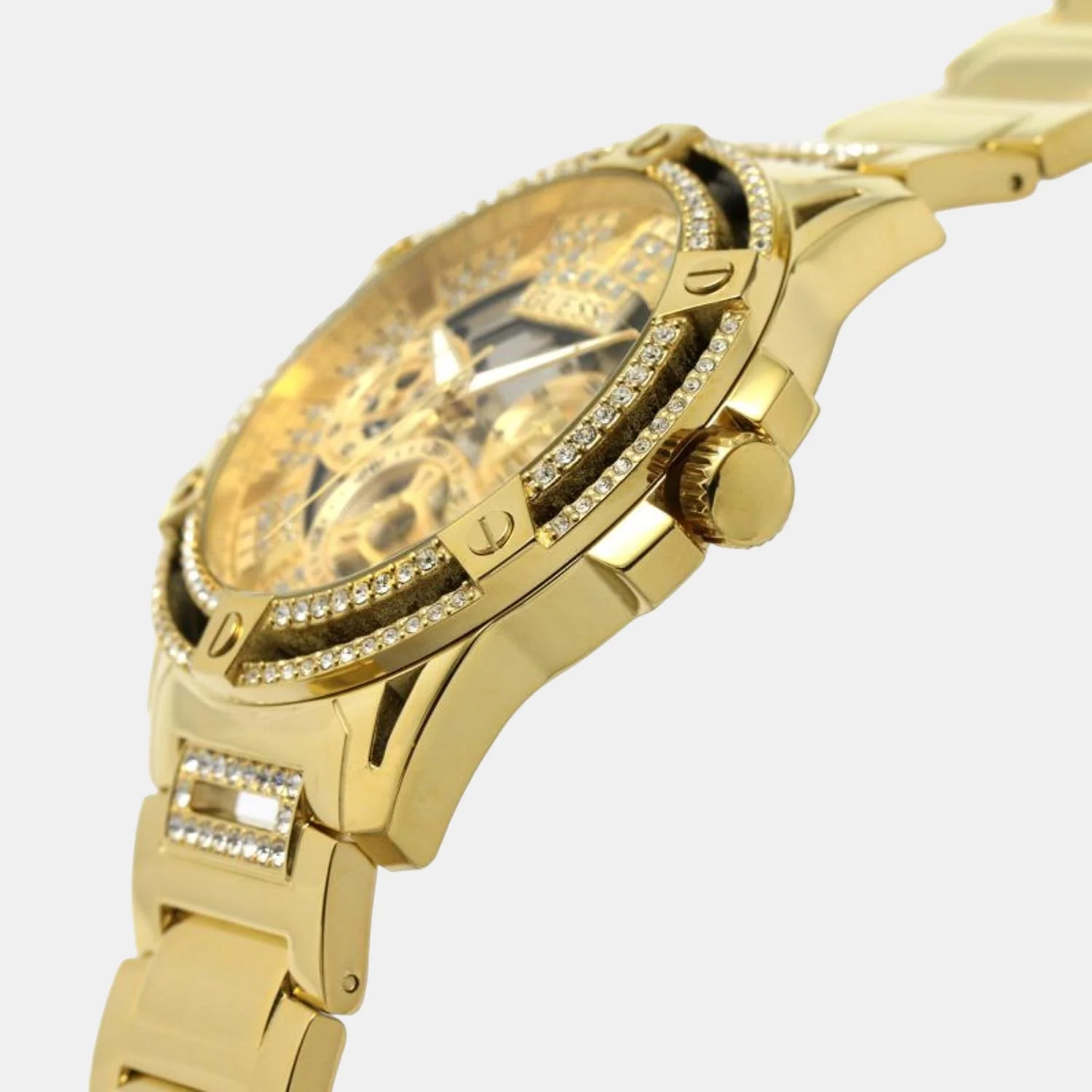 Men Quartz Gold Dial Analog Stainless Steel Watch GW0497G2 - Image 7