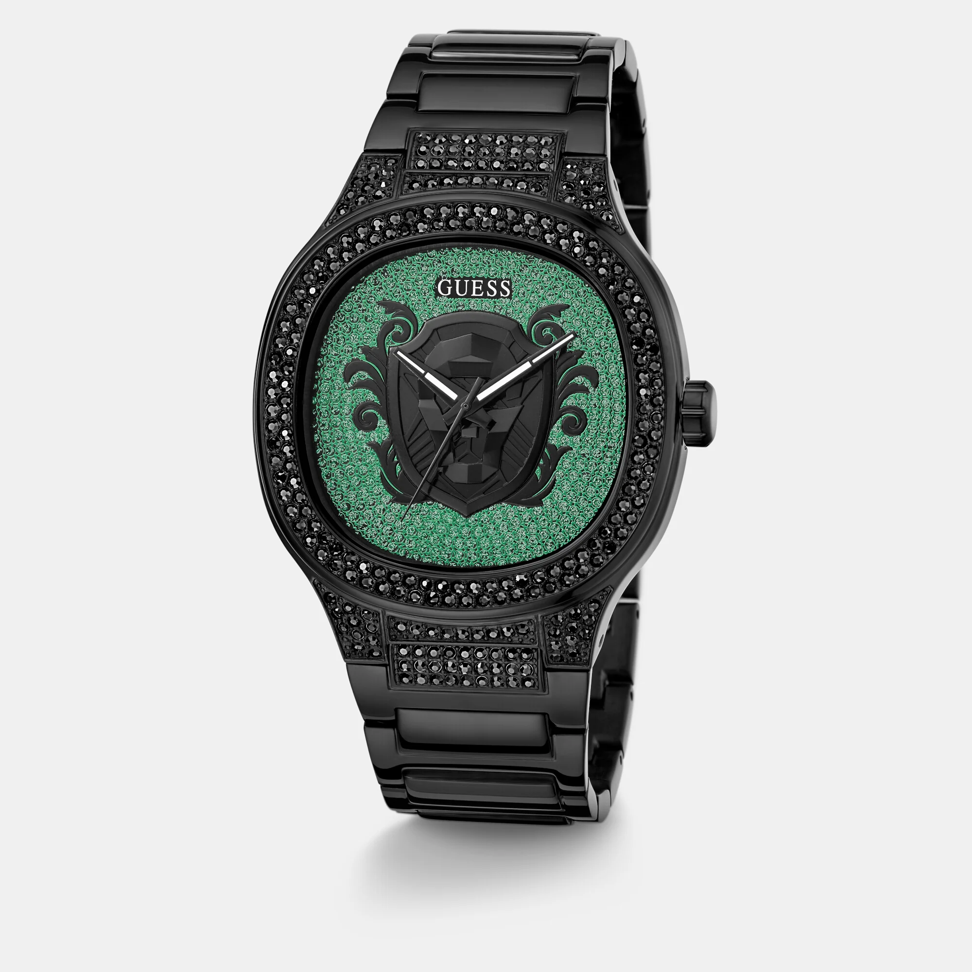 Men Quartz Green Dial Analog Stainless Steel Watch GW0565G2 - Image 5