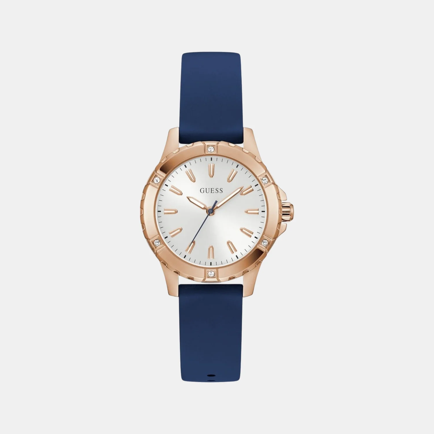 Mist Women Quartz White Dial Analog Silicone Watch GW0949L3