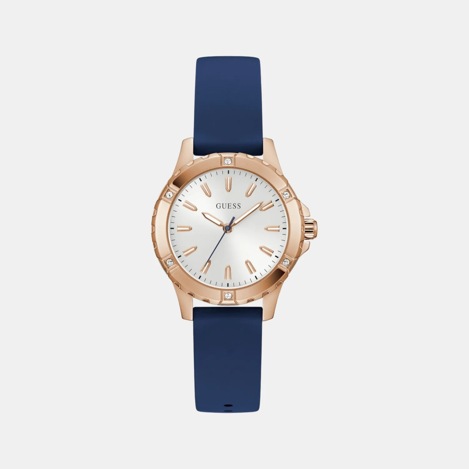 Mist Women Quartz White Dial Analog Silicone Watch GW0949L3 - Image 2