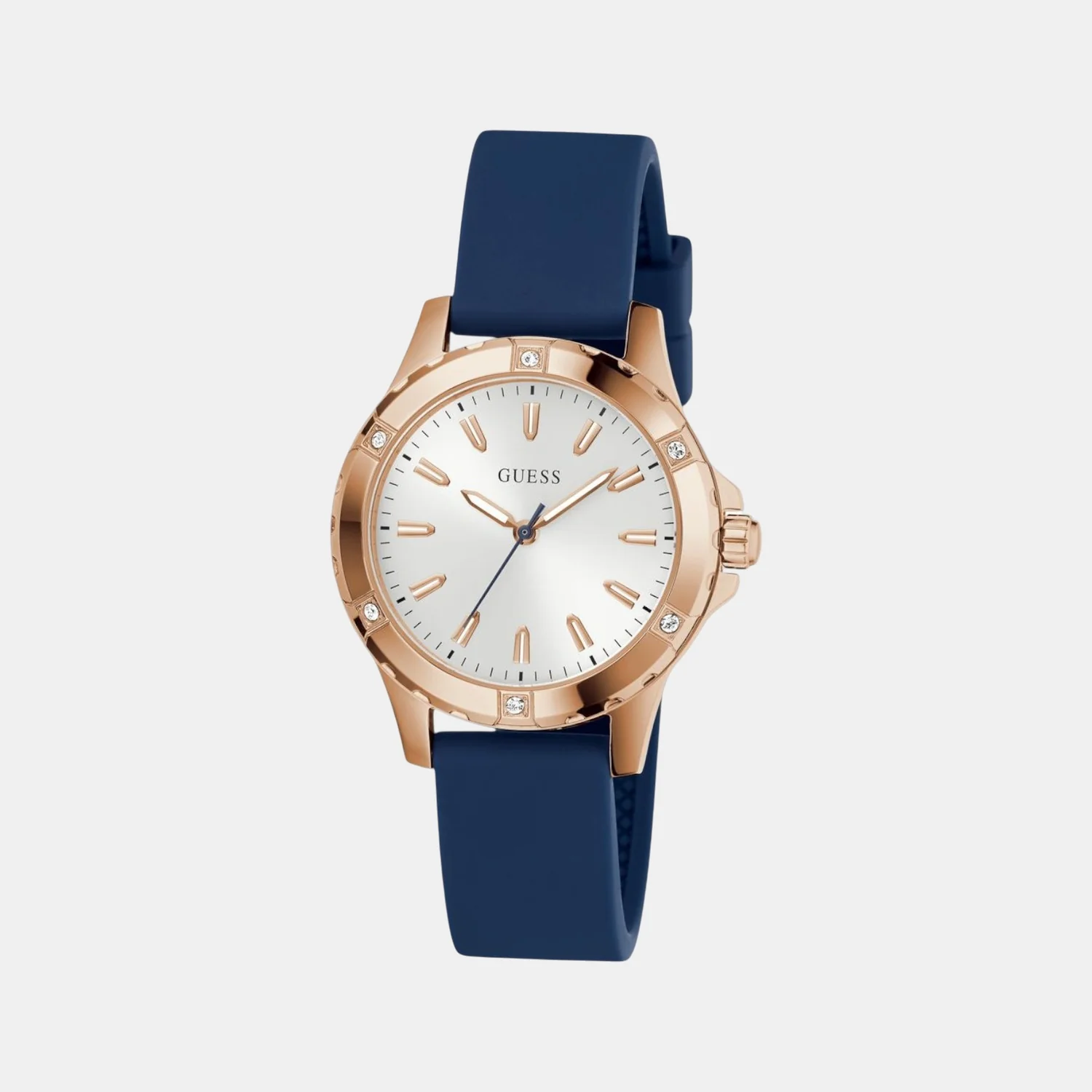 Mist Women Quartz White Dial Analog Silicone Watch GW0949L3 - Image 3