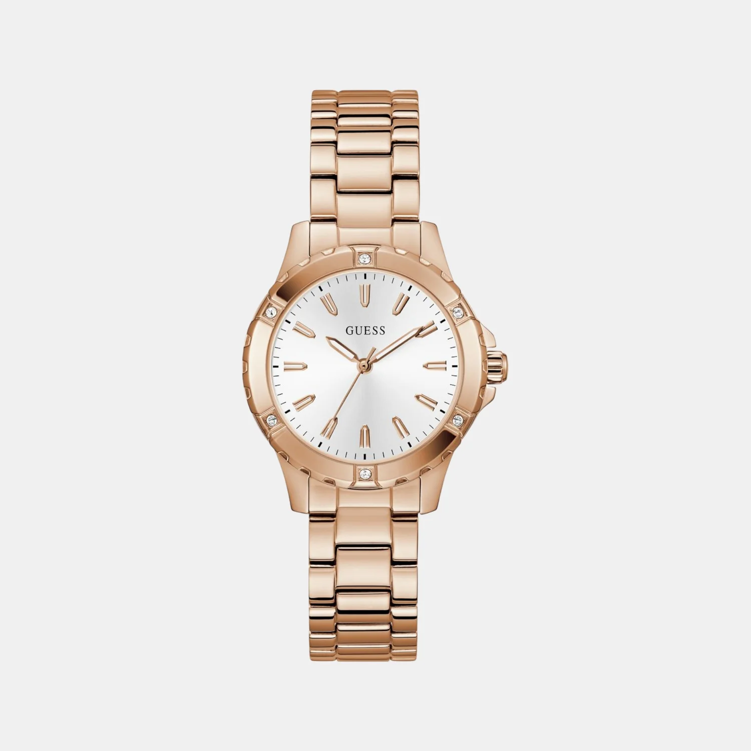 Mist Women Quartz White Dial Analog Stainless Steel Watch GW0948L5 - Image 2