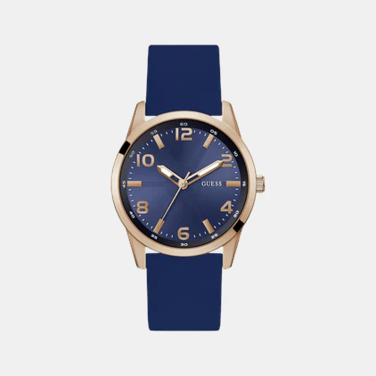 Monte Men Quartz Blue Dial Analog Silicone Watch GW0805G3 - Image 2