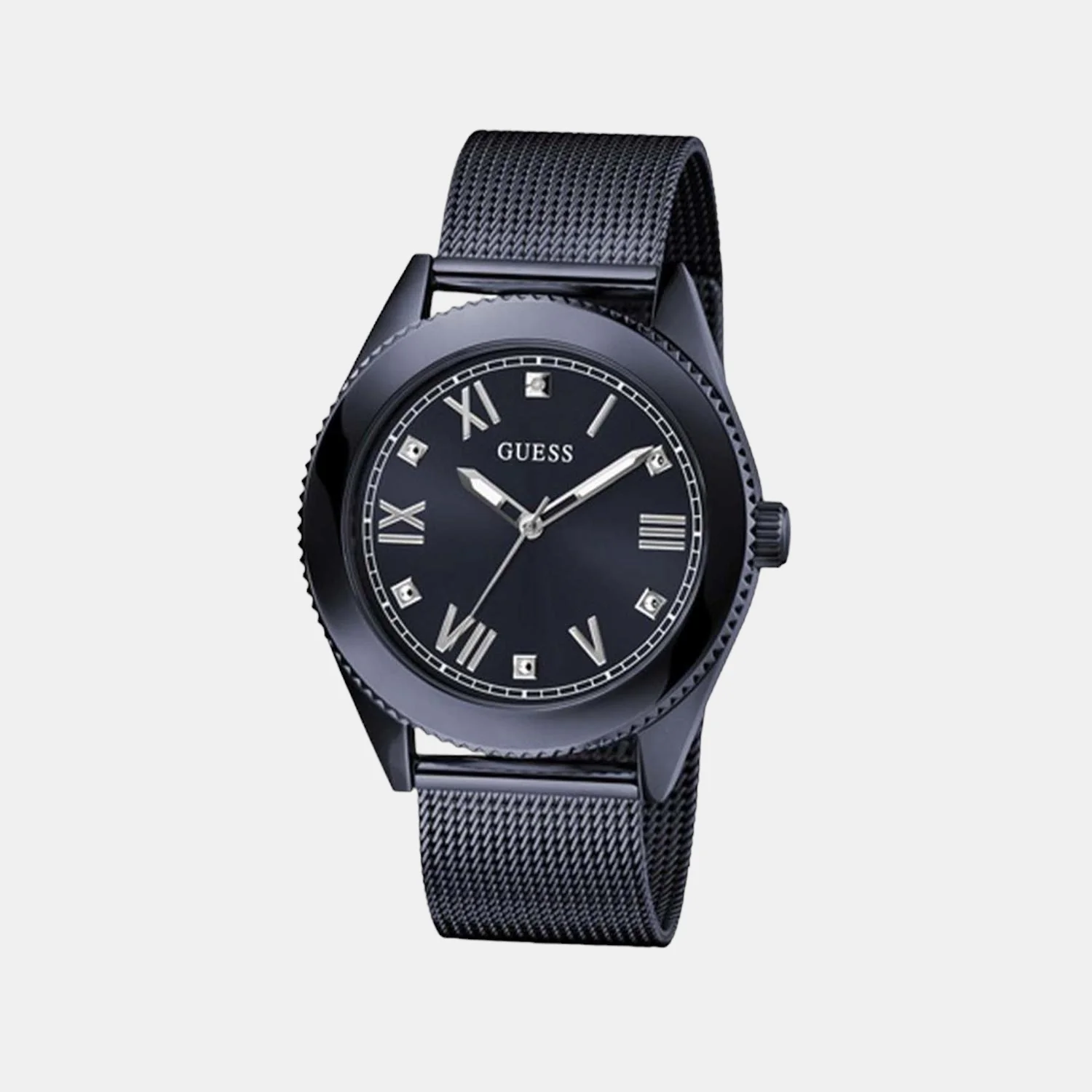 Noble Men Quartz Black Dial Analog Stainless Steel Watch GW0495G3 - Image 3