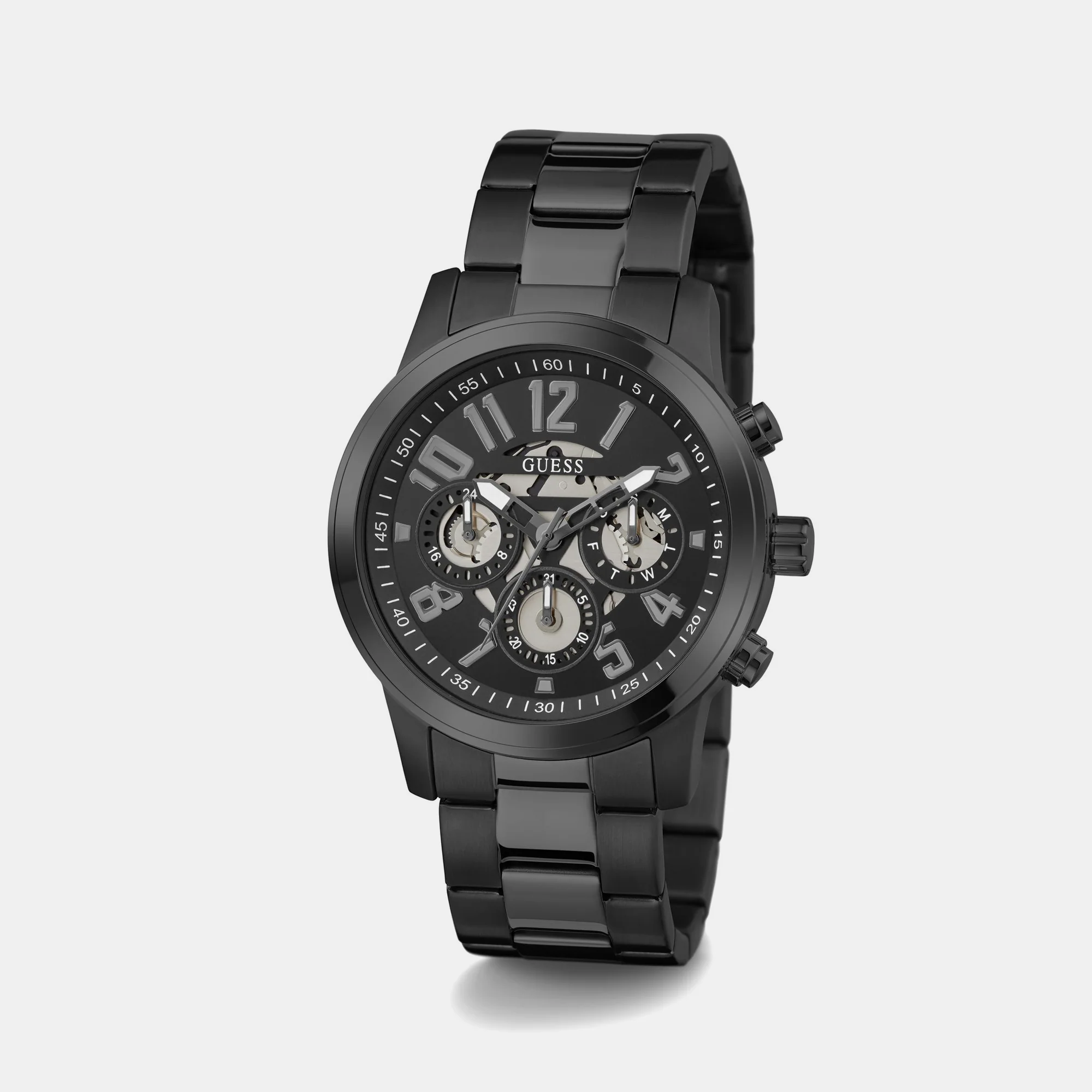 Parker Men Quartz Black Dial Chronograph Stainless Steel Watch GW0627G3 - Image 7