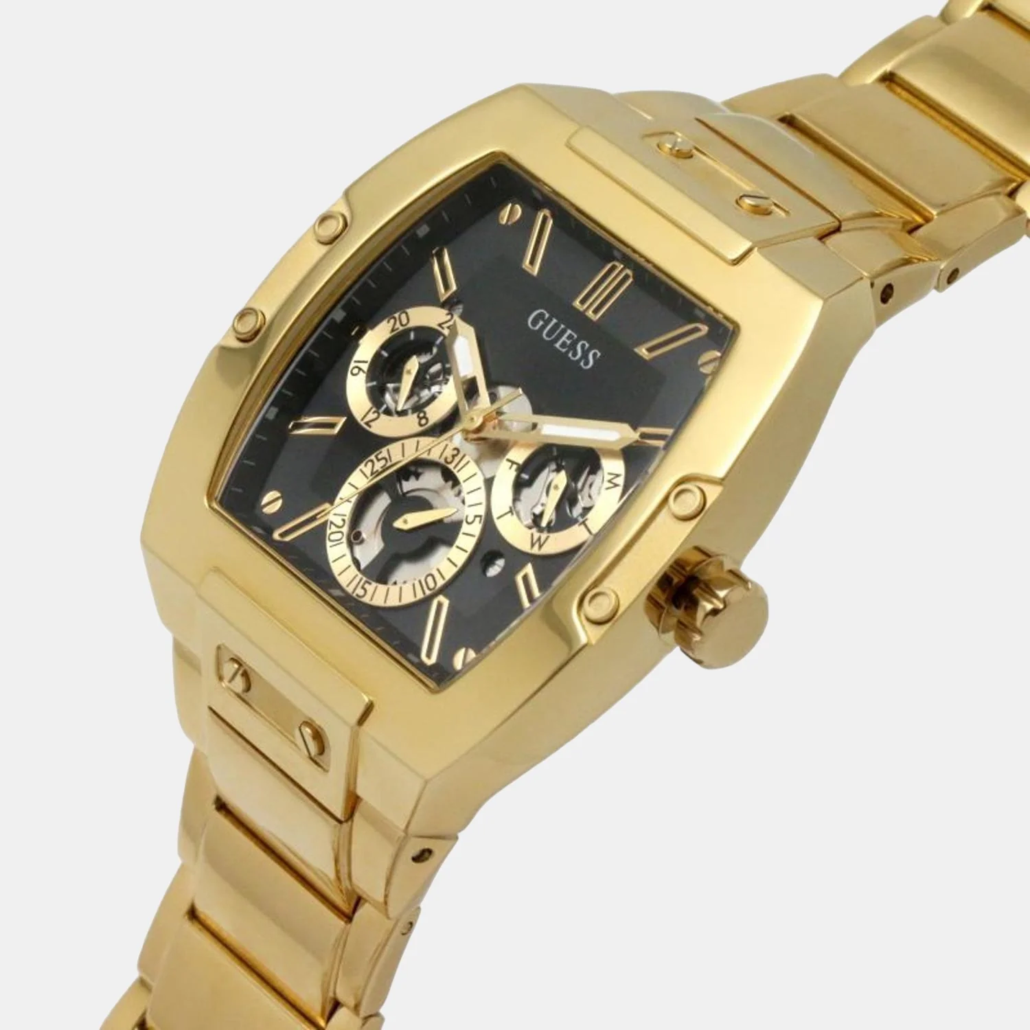 Phoenix Men Quartz Black Dial Multi-Function Stainless Steel Watch GW0456G1 - Image 3