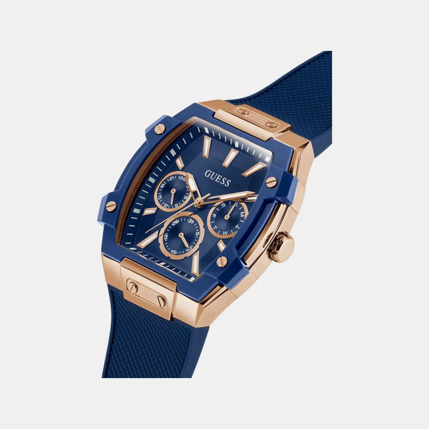 Phoenix Men Quartz Blue Dial Multi-Function Silicone Watch GW0956G4 - Image 3