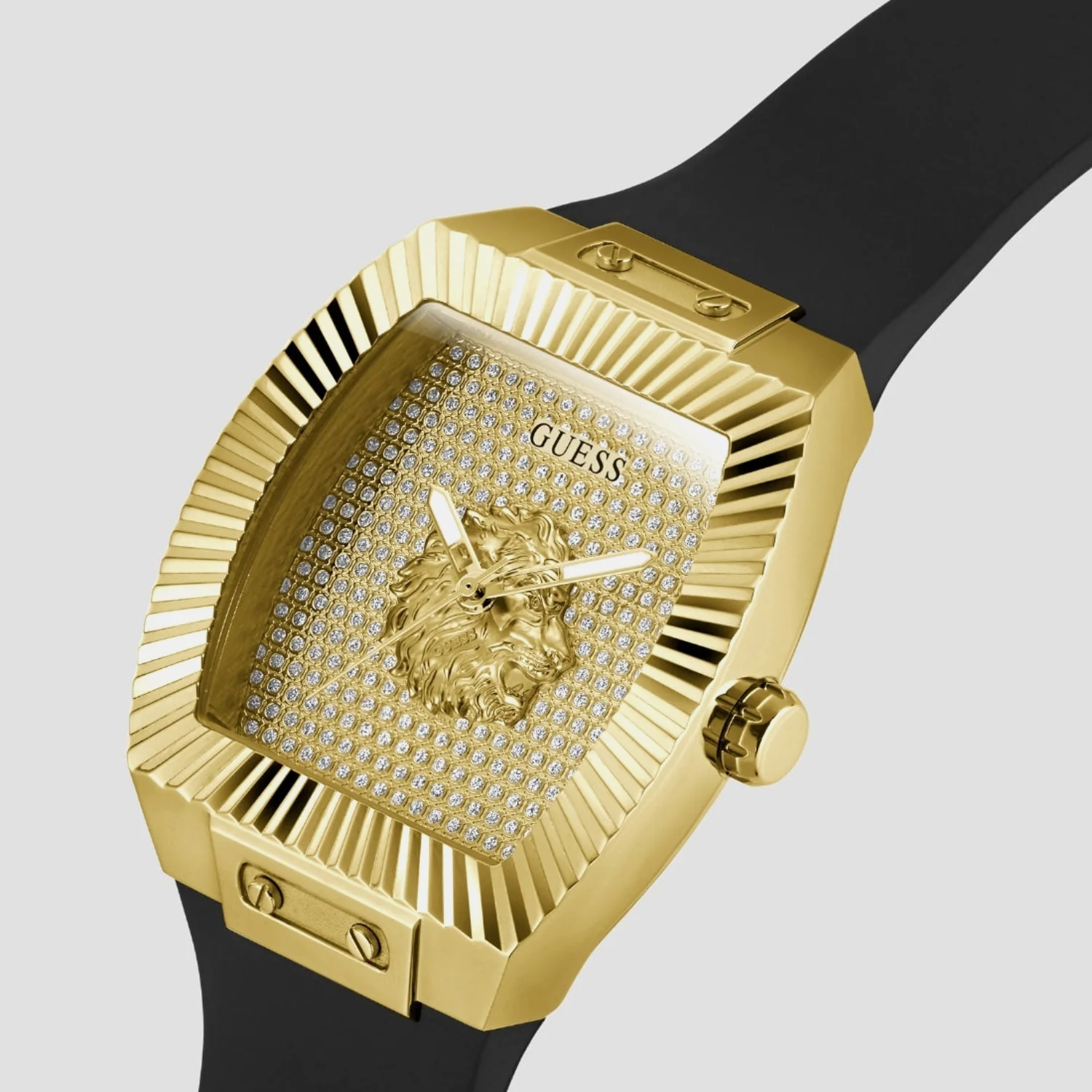Phoenix Men Quartz Champagne Dial Analog Silicone Watch GW1066G2 - Image 3