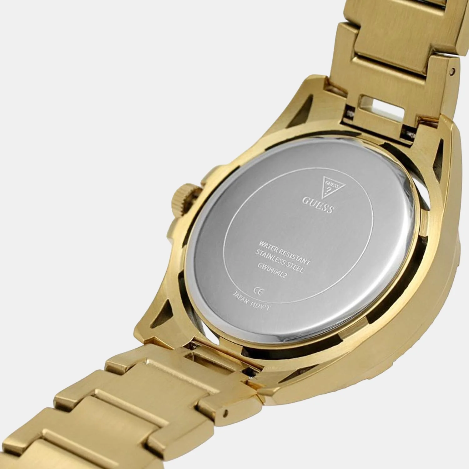 Queen Women Quartz Gold Dial Analog Stainless Steel Watch GW0464L2 - Image 4