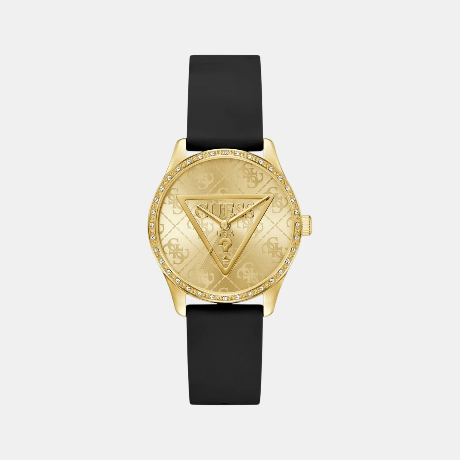 Roxy Women Quartz Champagne Dial Analog Silicone Watch GW0942L2