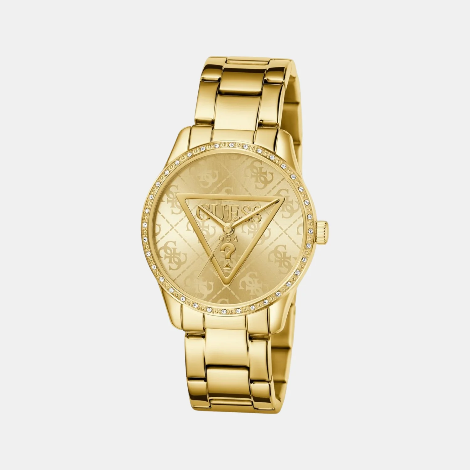 Roxy Women Quartz Champagne Dial Analog Stainless Steel Watch GW0987L2 - Image 4