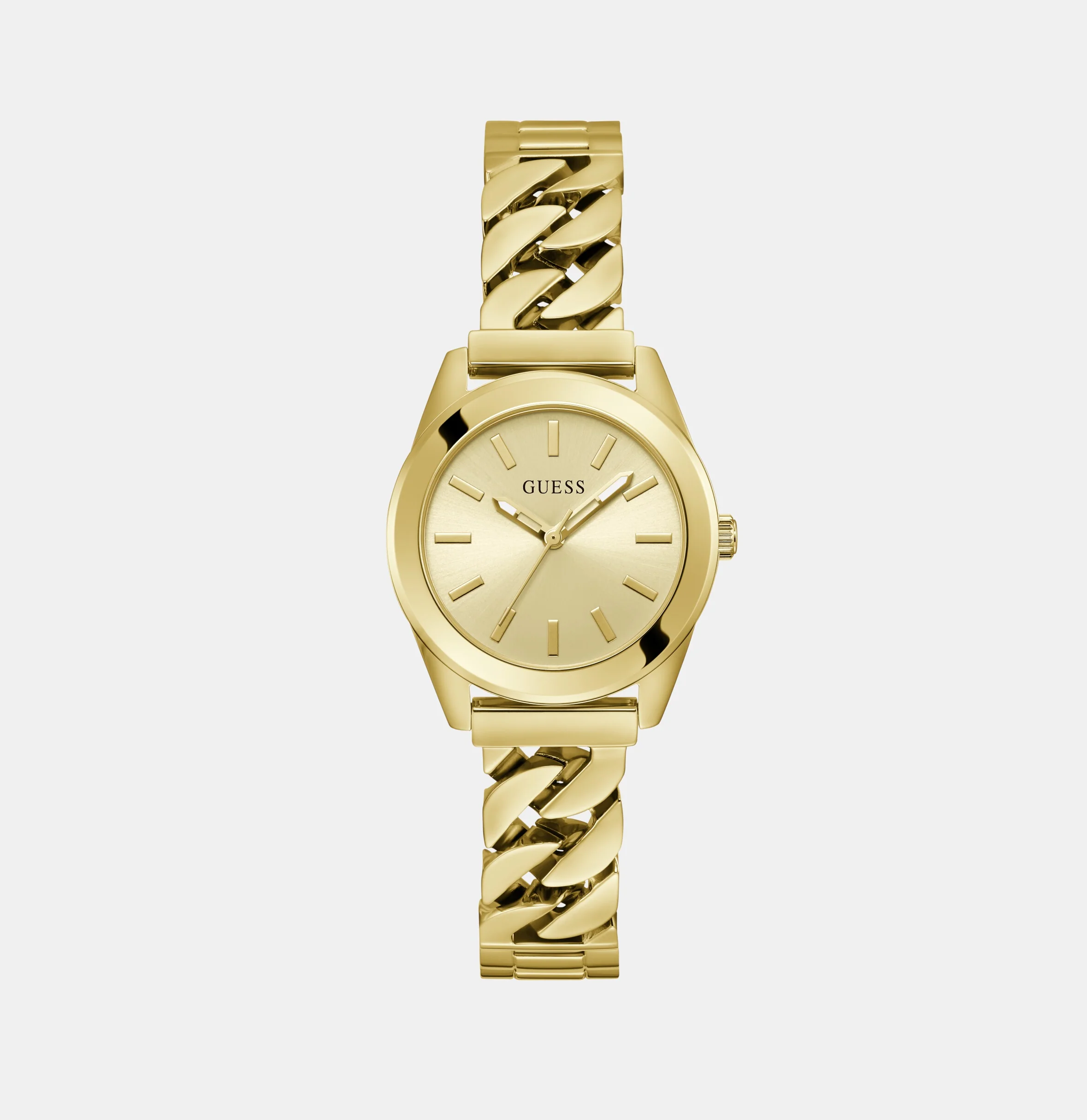 Serena Women Quartz Champagne Dial Analog Stainless Steel Watch GW0653L1