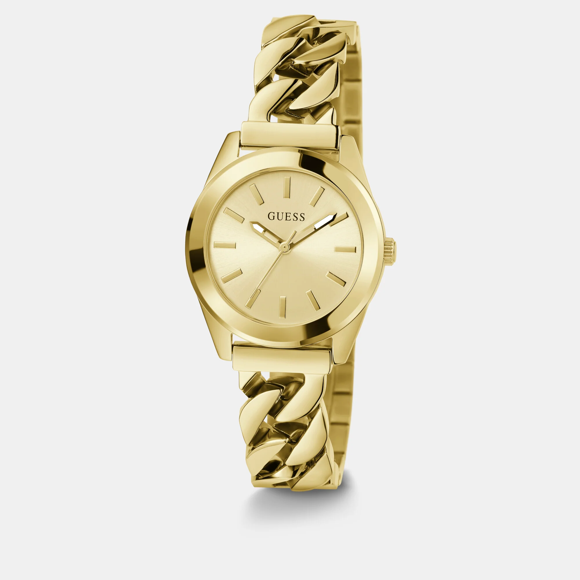 Serena Women Quartz Champagne Dial Analog Stainless Steel Watch GW0653L1 - Image 2