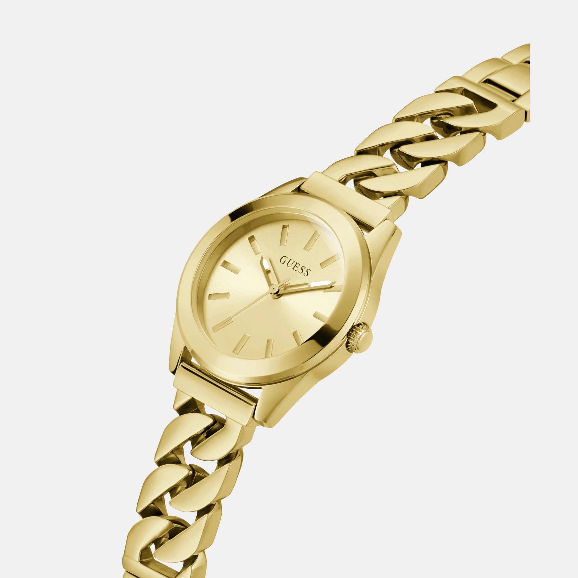 Serena Women Quartz Champagne Dial Analog Stainless Steel Watch GW0653L1 - Image 3