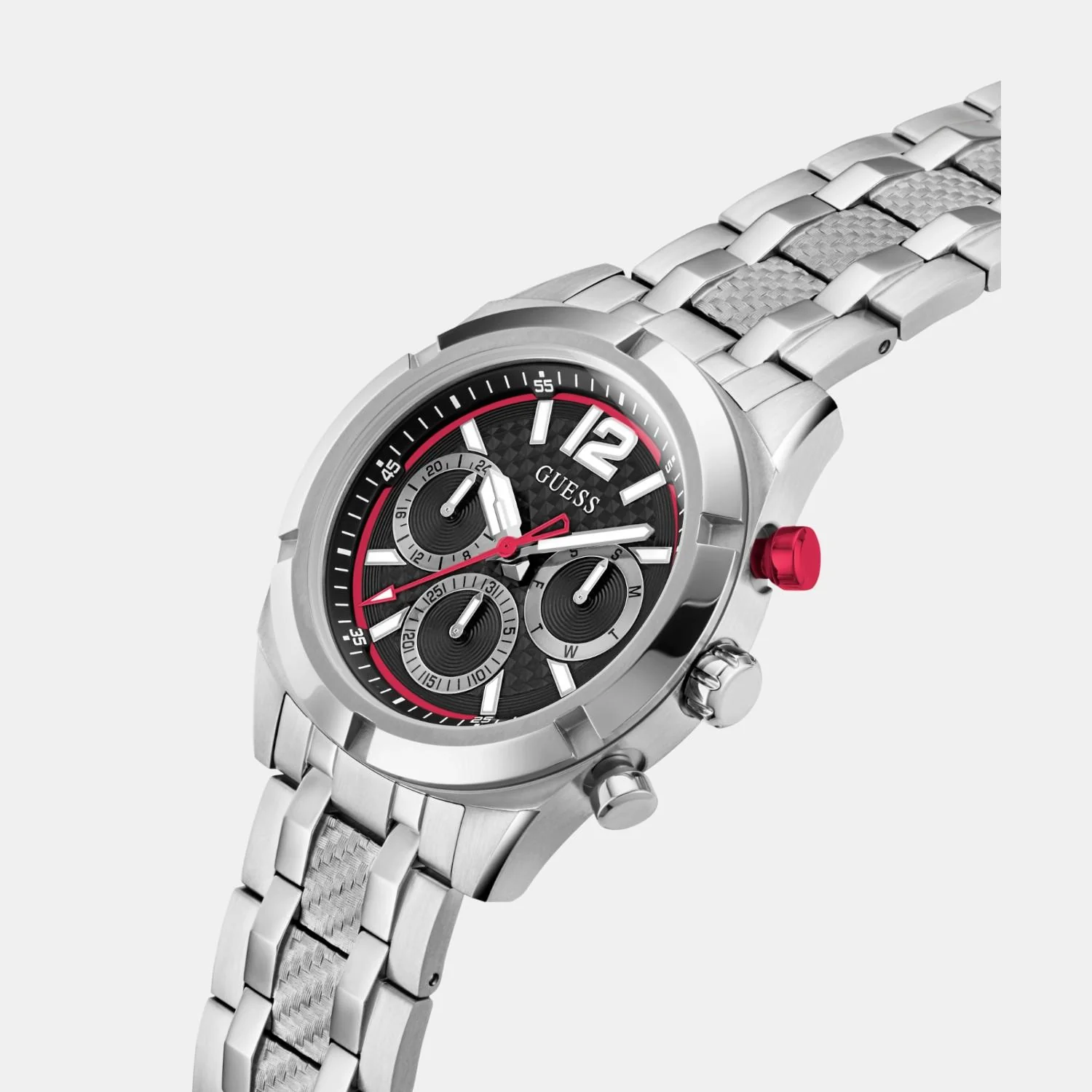 Sport Men Quartz Black Dial Multi-Function Stainless Steel Watch GW0714G1 - Image 4