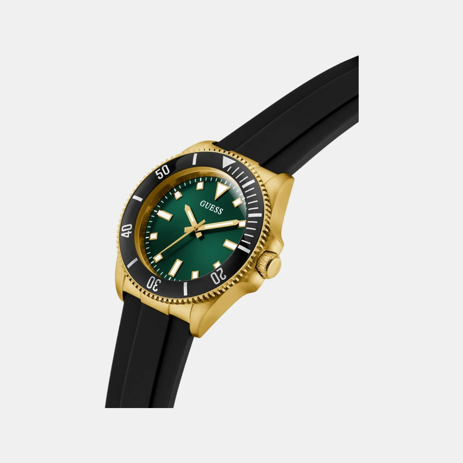 Sport Men Quartz Green Dial Analog Silicone Watch GW0969G2 - Image 3