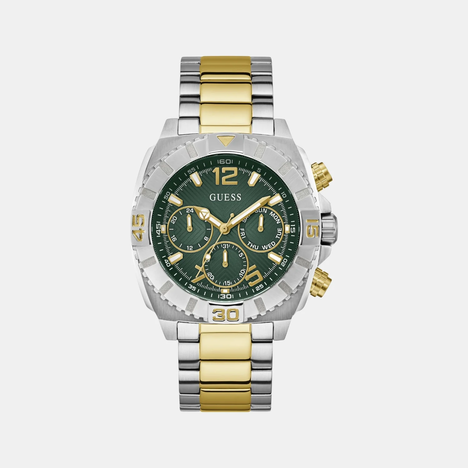 Sport Men Quartz Green Dial Multi-Function Stainless Steel Watch GW0800G1 - Image 2