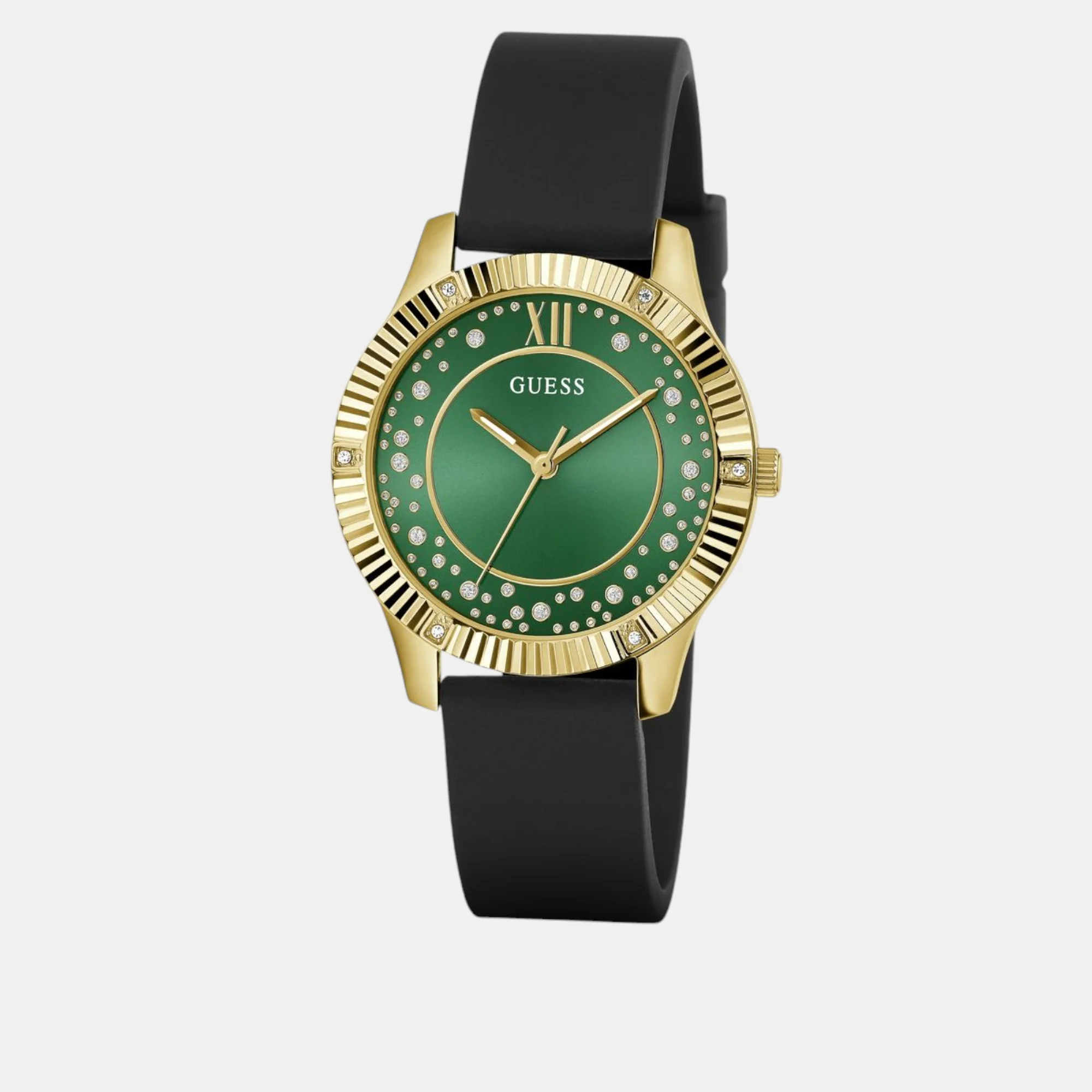 Starstruck Women Quartz Green Dial Analog Silicone Watch GW0766L3 - Image 3
